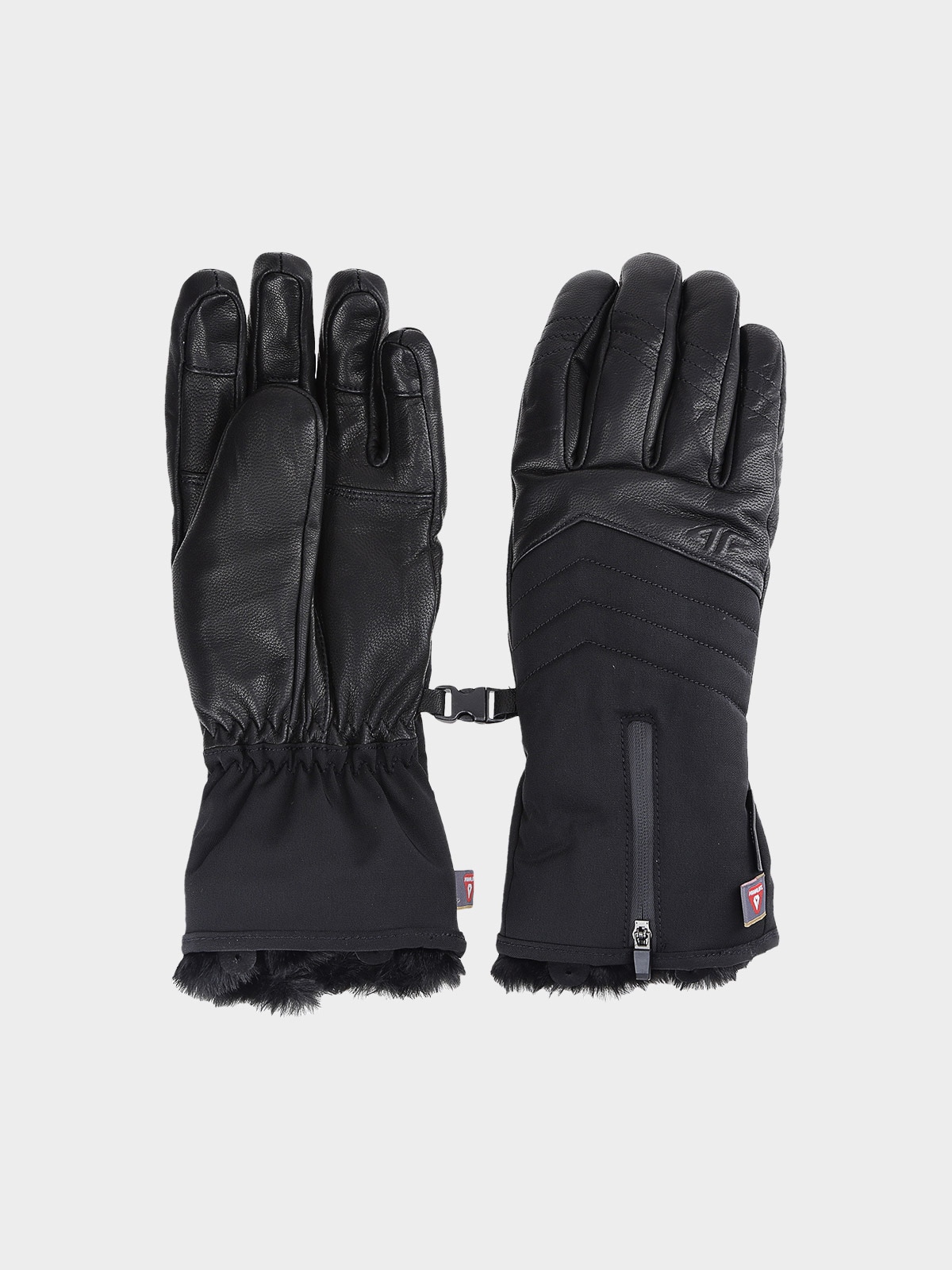 4F Rękawice narciarskie Primaloft Gold membrana 10000 damskie - czarne XL