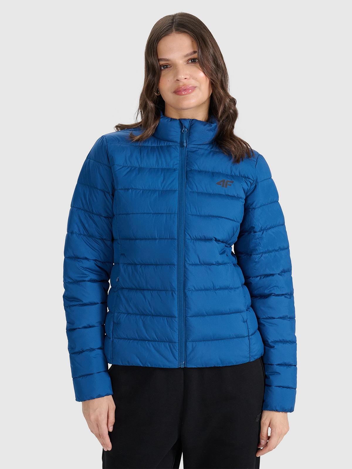 4F Kurtka puchowa z wypełnieniem syntetycznym damska - granatowa XS