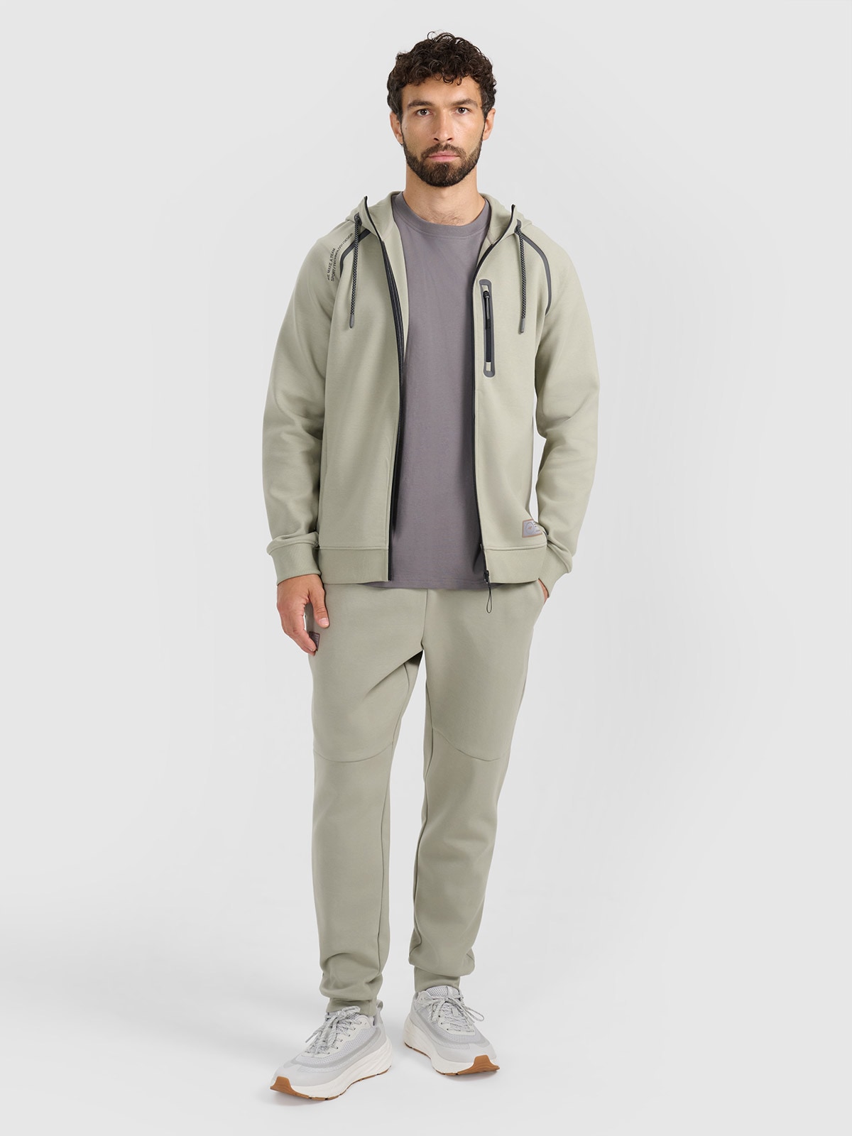 4F Spodnie dresowe joggery męskie - zielone XXL