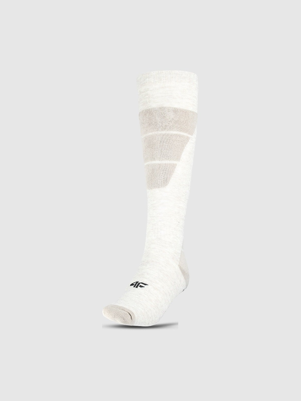 4F Skarpety narciarskie damskie - beżowe 35-38