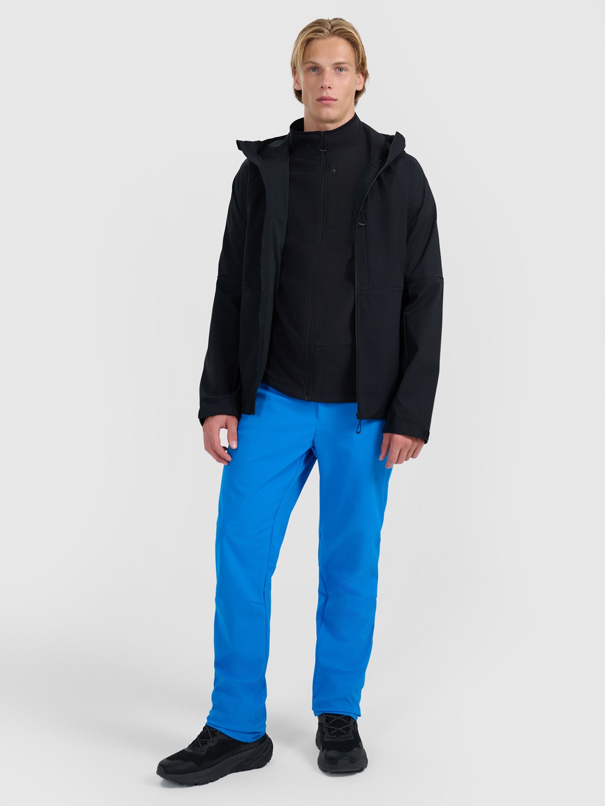 4F Spodnie trekkingowe membrana 10000 męskie - niebieskie S