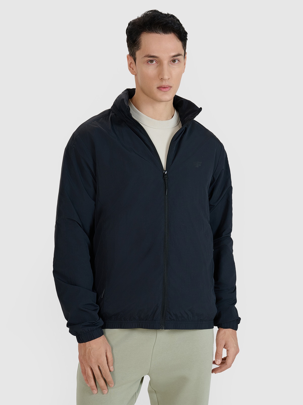 4F Kurtka przejściowa męska - czarna XL