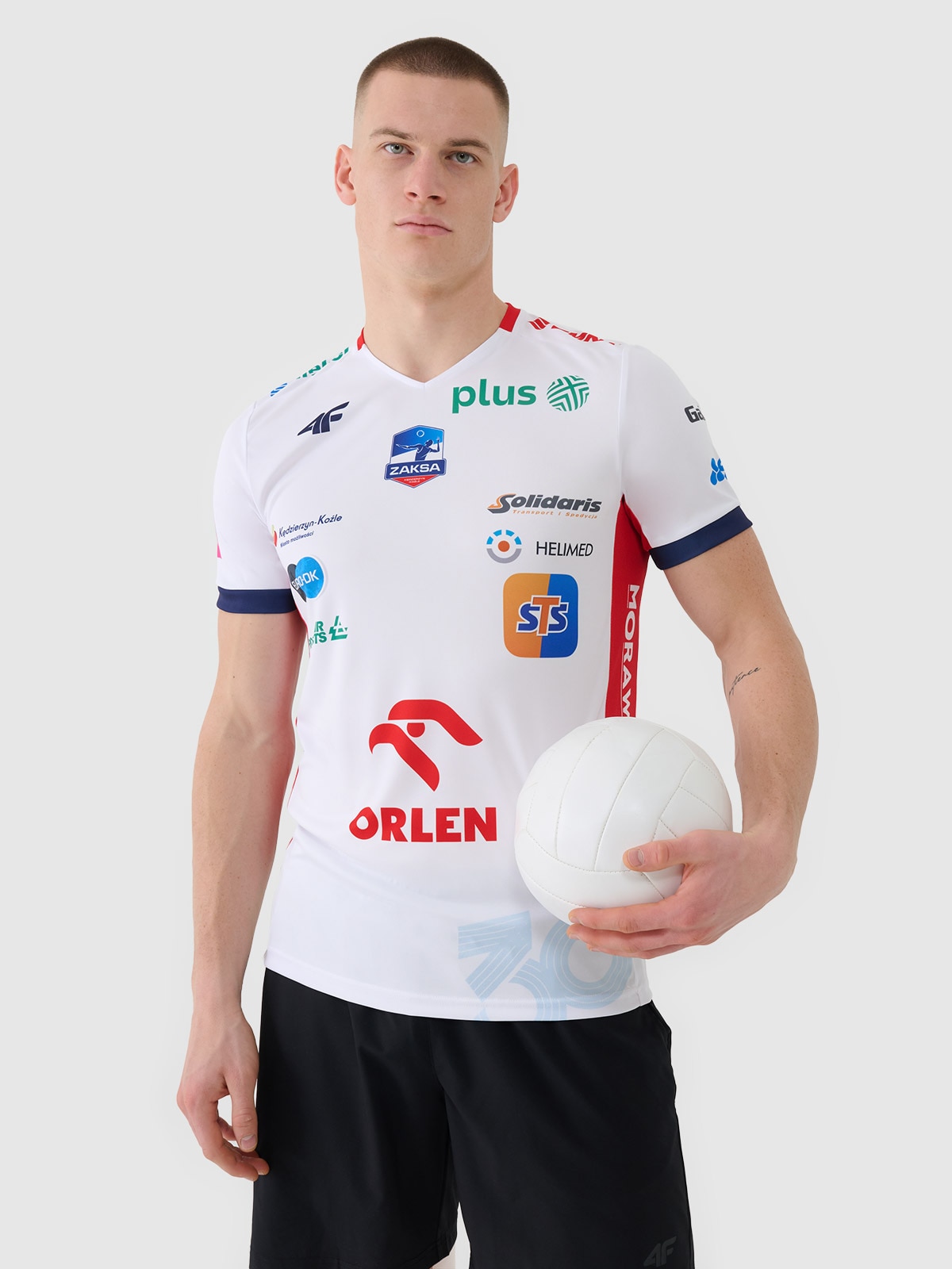 4F Koszulka meczowa replika domowa z sezonu 2024/25 męska 4F x Zaksa Kędzierzyn Koźle - multikolor XL