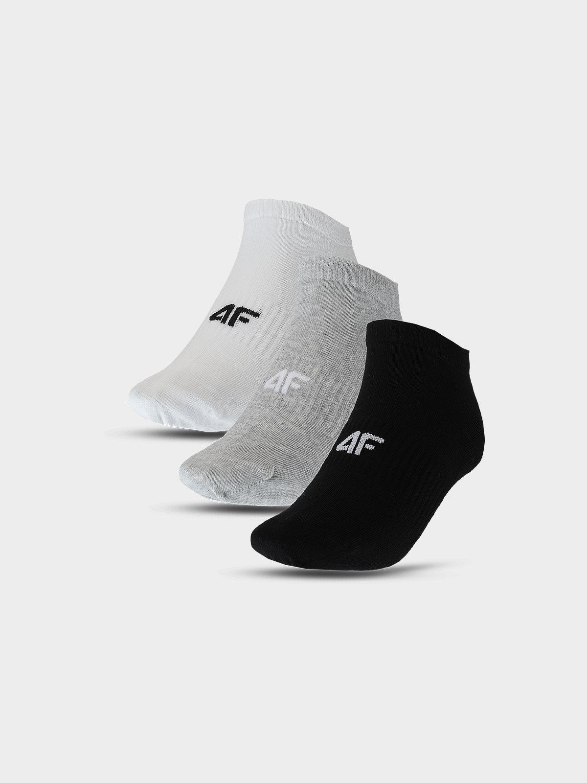 4F Skarpety casual przed kostkę (3-pack) męskie - multikolor 43-46