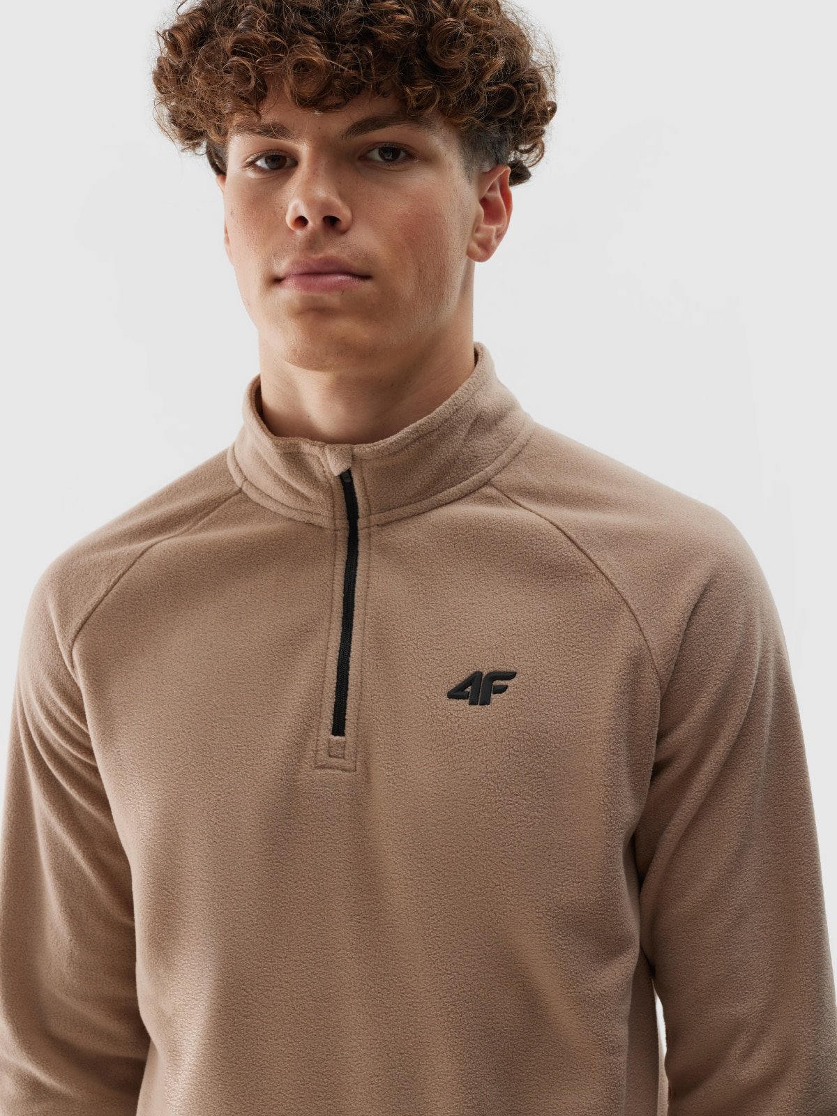 4F Bielizna termiczna polarowa (góra) męska - brązowa 3XL