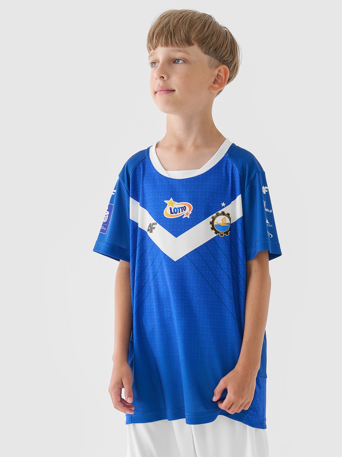 4F Koszulka klubowa domowa z sezonu 2024/25 chłopięca 4F x Stal Mielec - multikolor 158/164 (12-14 lat)