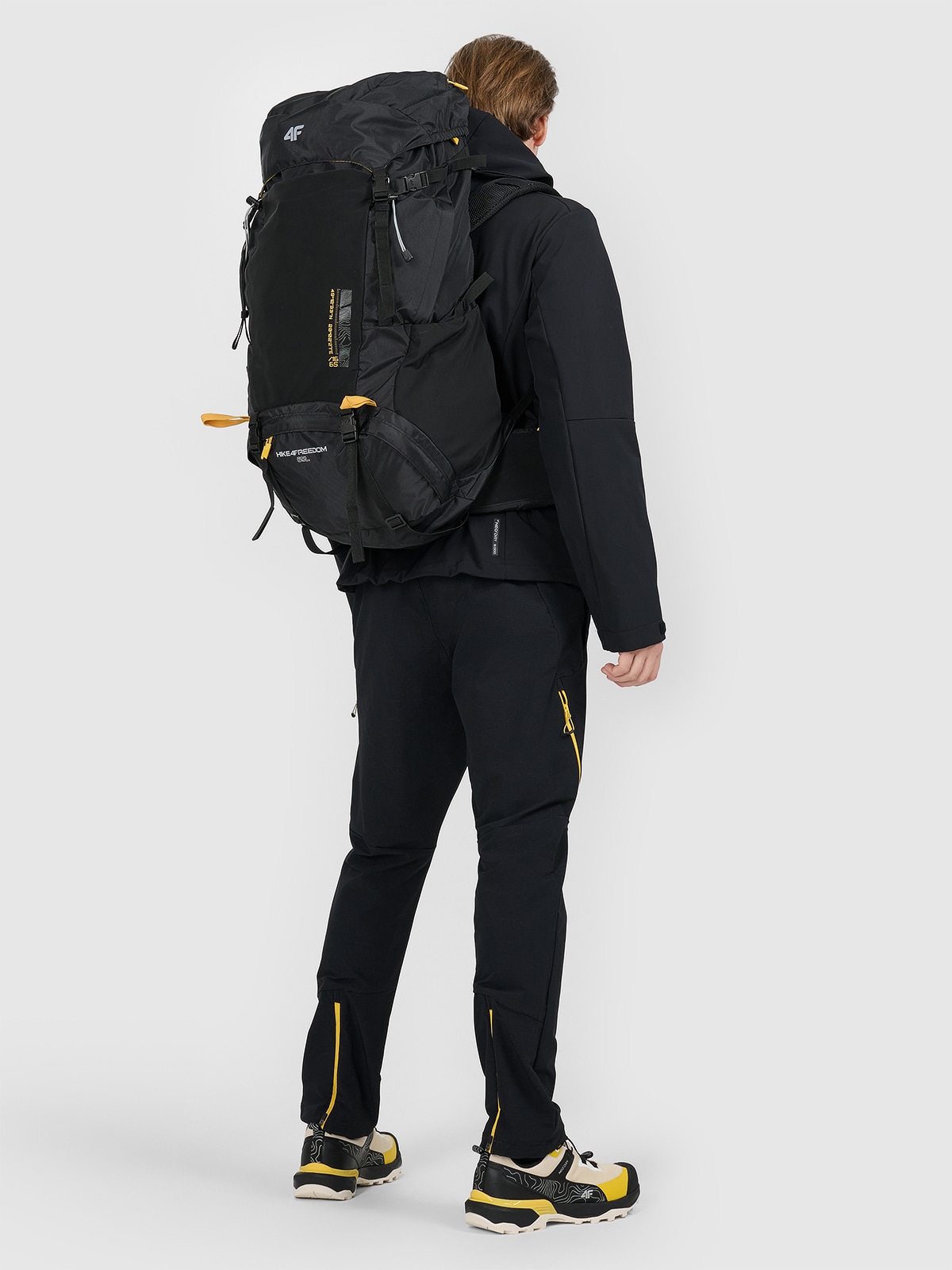 4F Plecak trekkingowy (65 L) - szary Uniwersalny