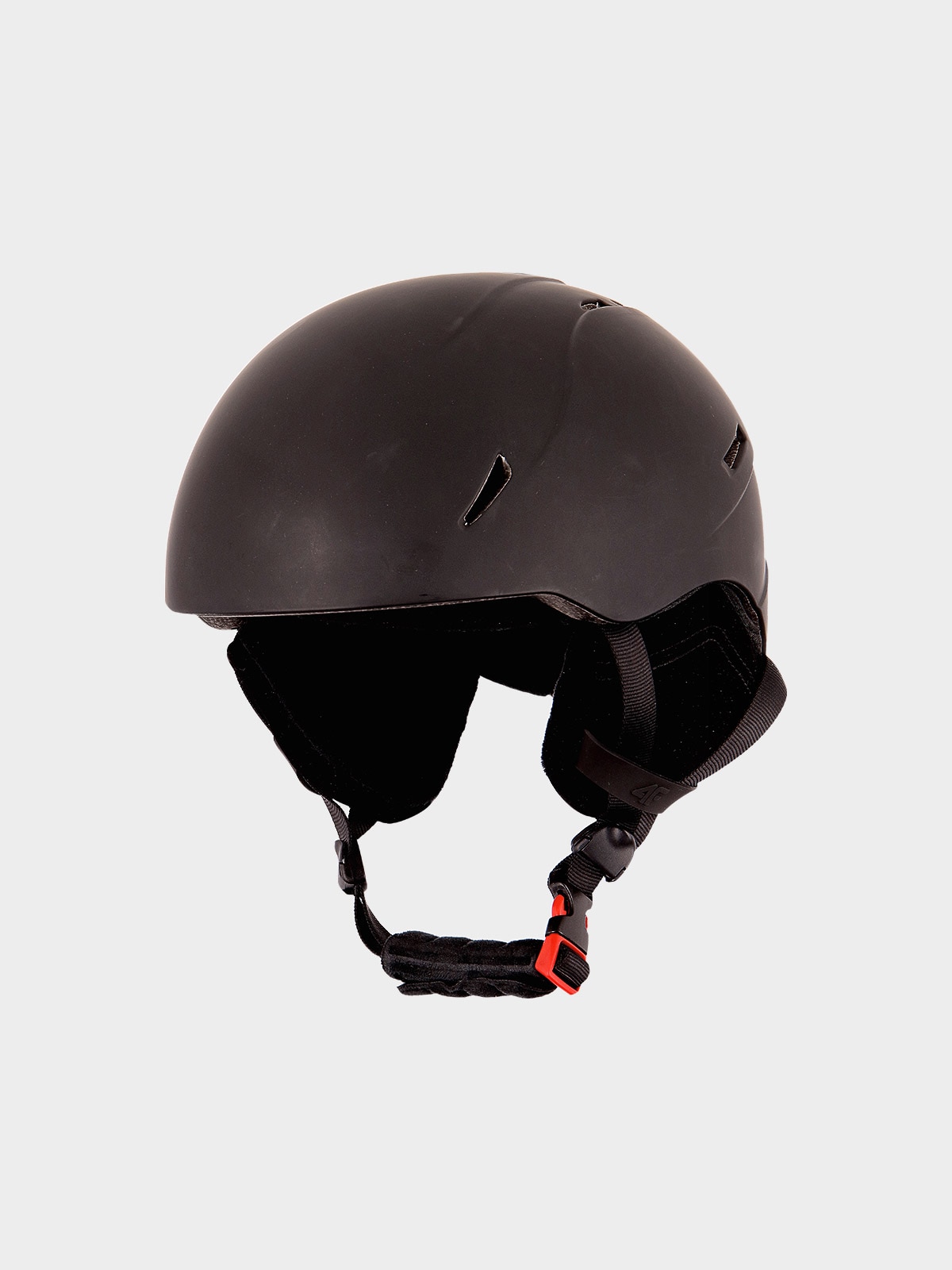 4F Kask narciarski dziecięcy - czarny S (52-56CM)