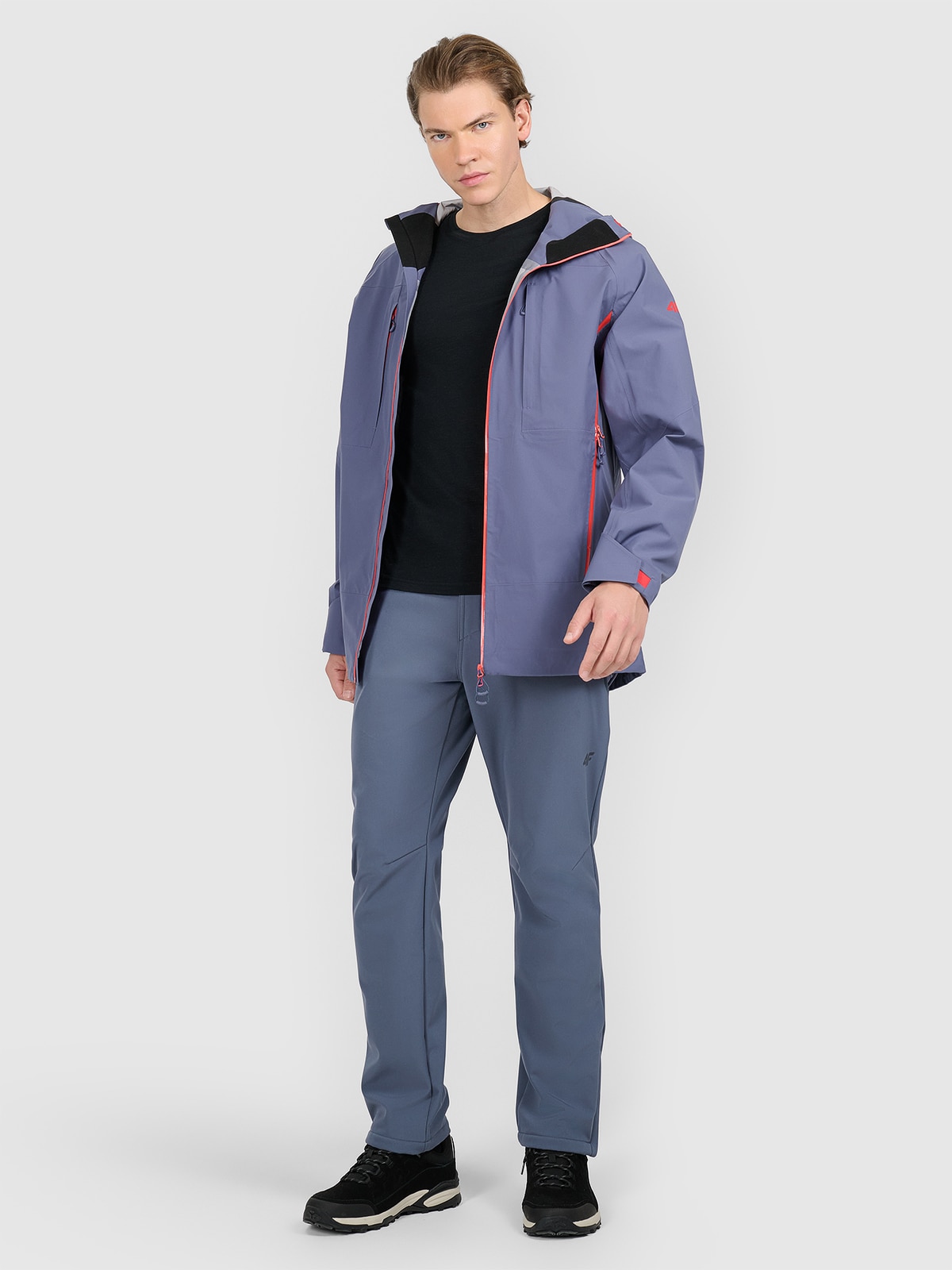 4F Spodnie trekkingowe membrana 5000 męskie - granatowe 3XL