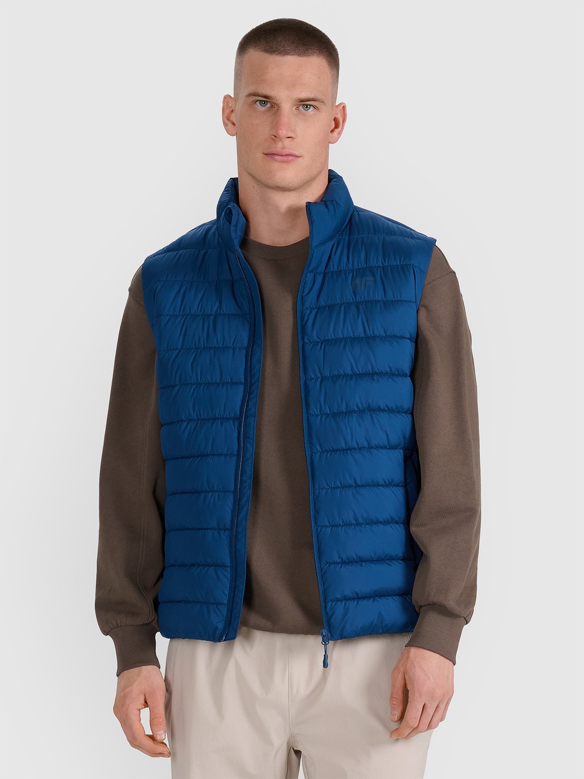 4F Bezrękawnik puchowy z wypełnieniem syntetycznym męski - granatowy M