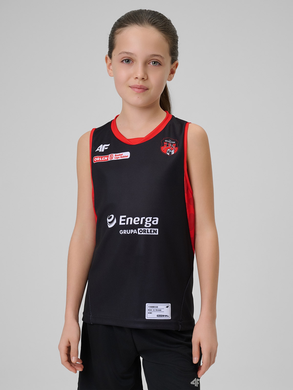 4F Koszulka meczowa replika wyjazdowa z sezonu 2024/25 dziecięca 4F x MMKS Katarzynki Toruń - multikolor 122/128 (6-8 lat)