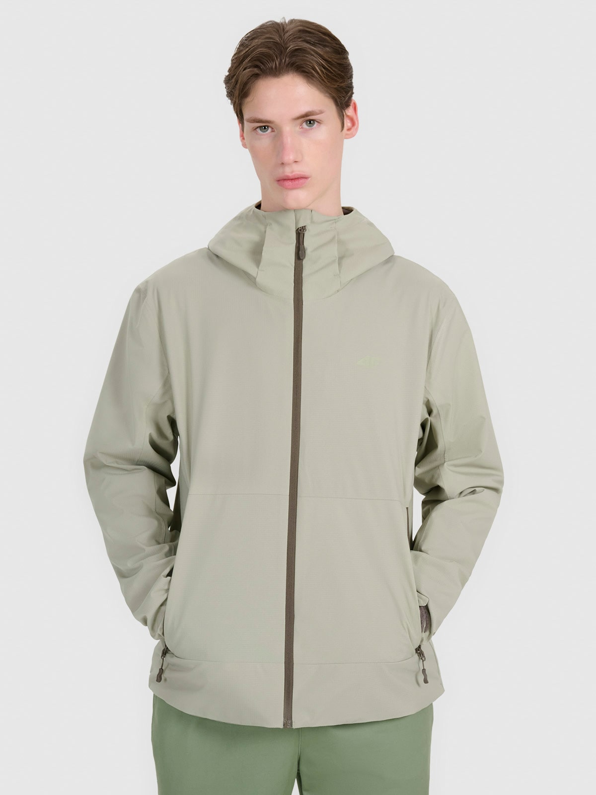 4F Kurtka przejściowa membrana 5000 męska - oliwkowa/khaki XXL
