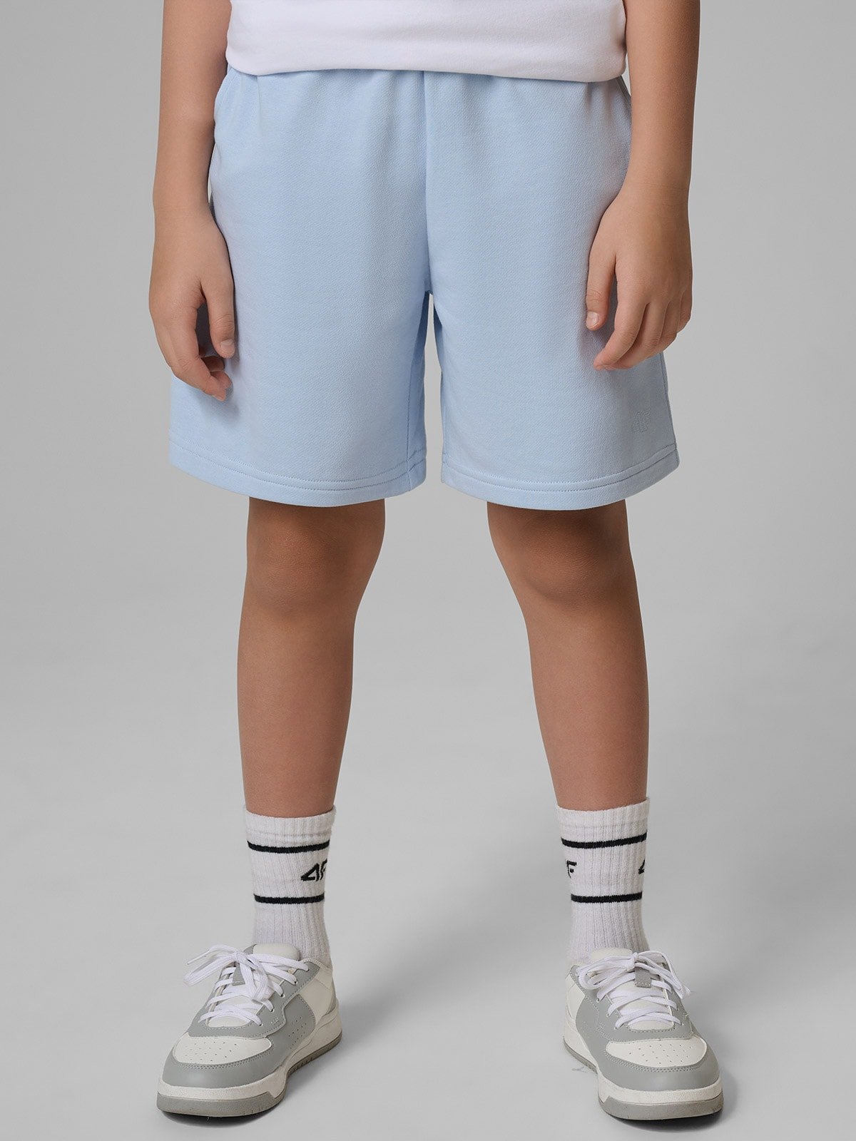 4F Spodenki dresowe dziewczęce - niebieskie 158 (12-13 lat)