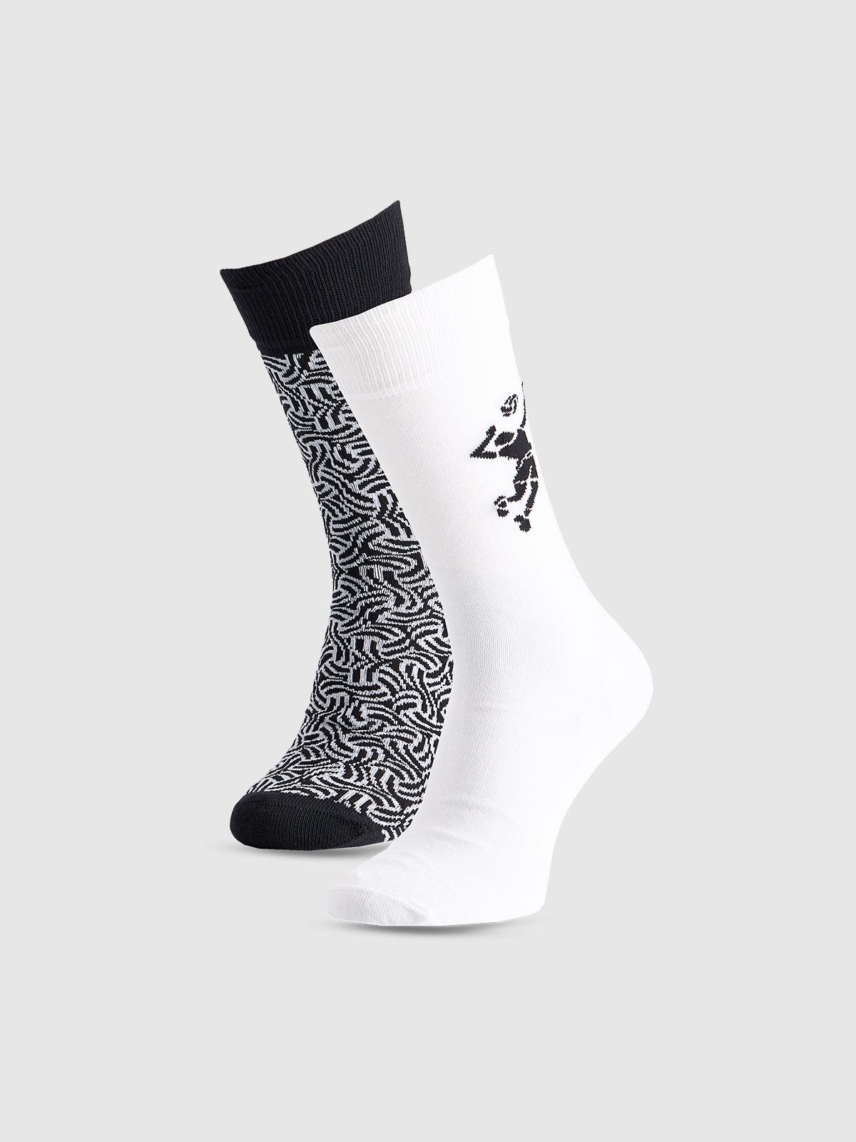 4F Skarpety casual za kostkę (2-pack) uniseks - multikolor 39-42