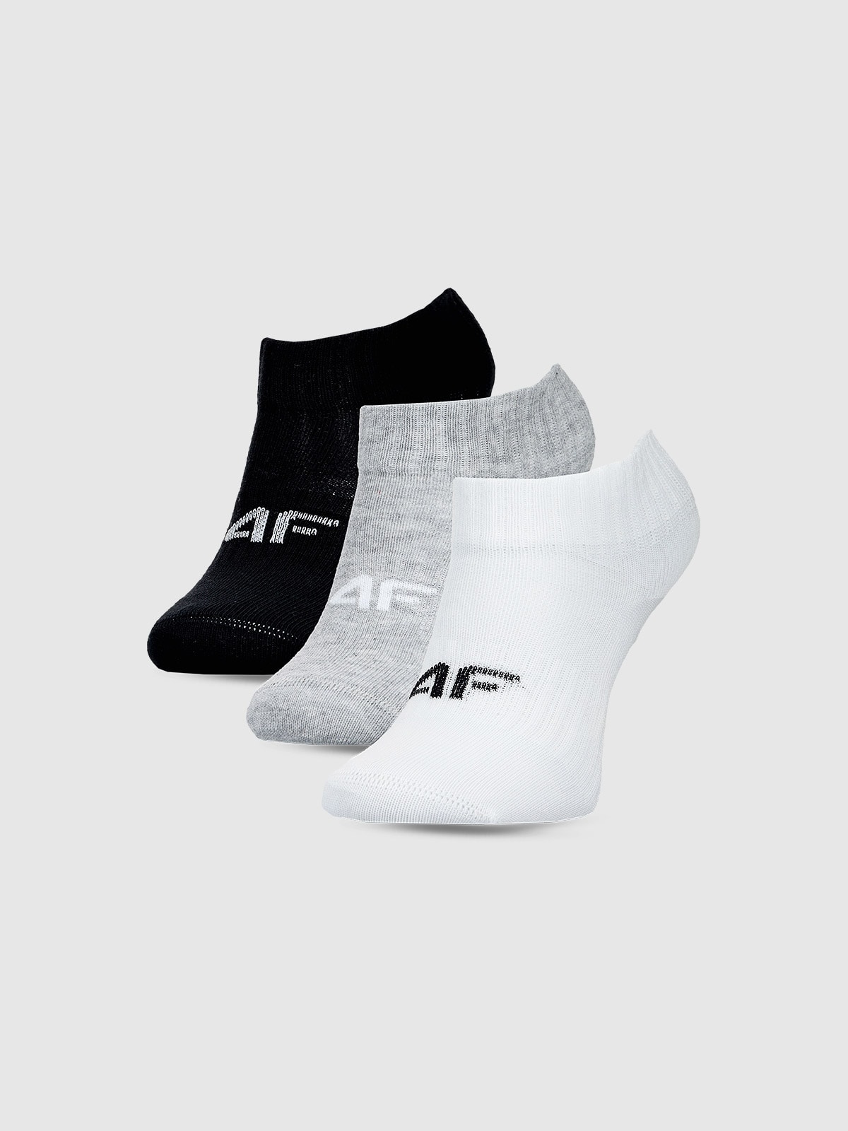 4F Skarpetki casual za kostkę (3-pack) chłopięce - multikolor 32-34