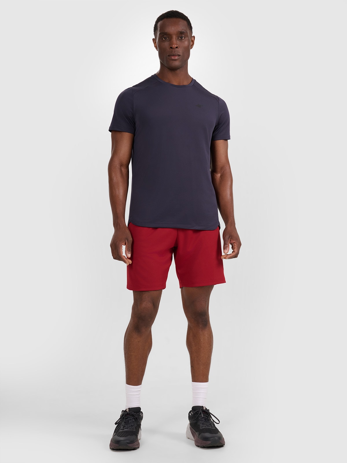 4F Spodenki treningowe szybkoschnące męskie - czerwone XL