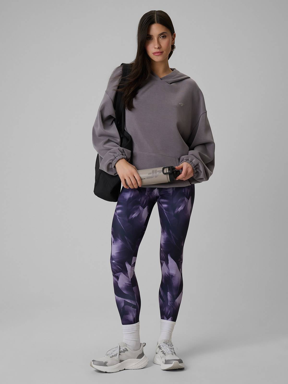 4F Legginsy dzianinowe damskie - multikolor M