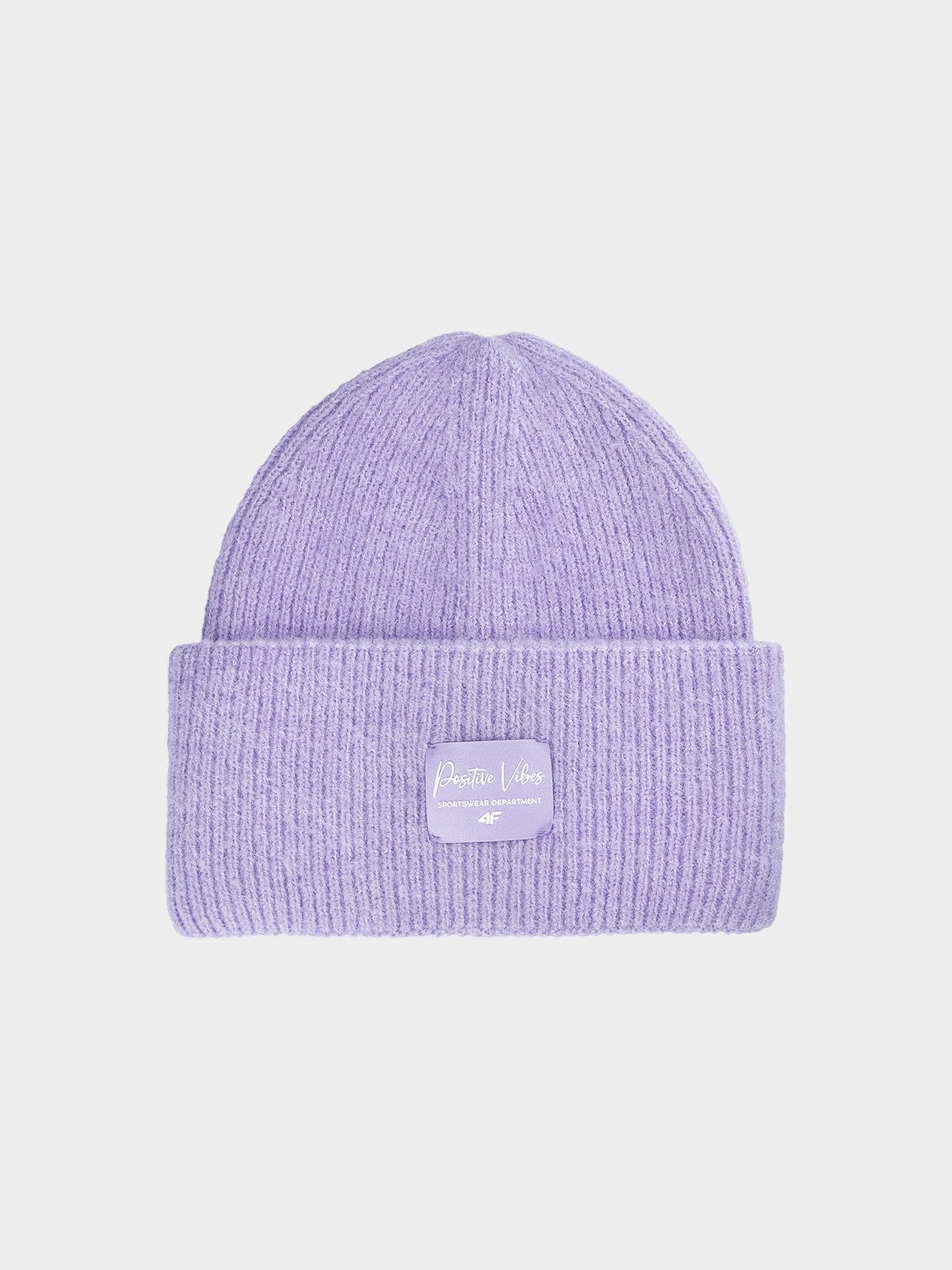 4F Czapka zimowa dziewczęca - fioletowa Uniwersalny