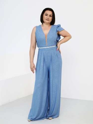 Kombinezon Model Carrina Błękit Połysk - Jersa