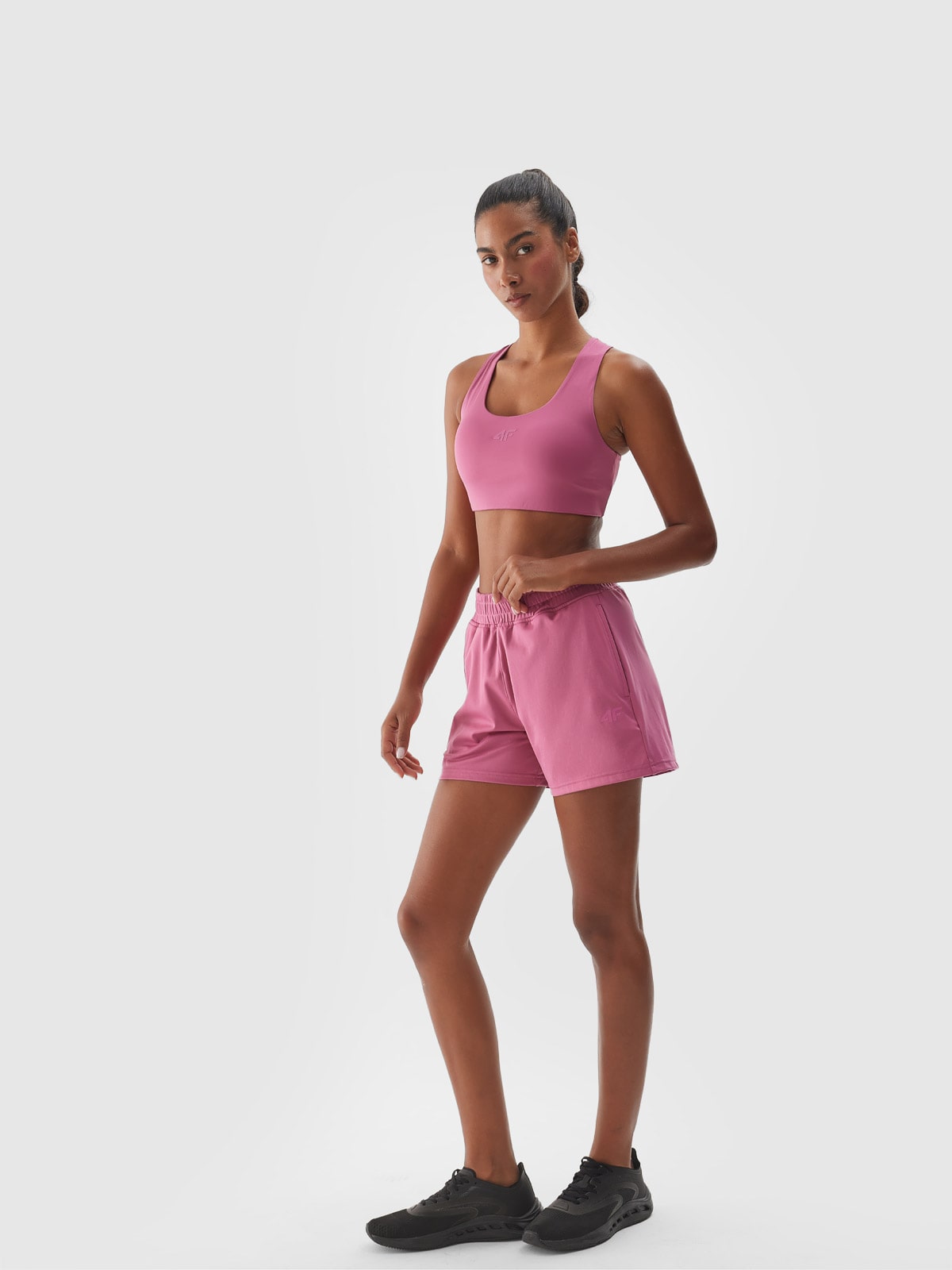 Жіночі шорти для тренувань - фіолетовий