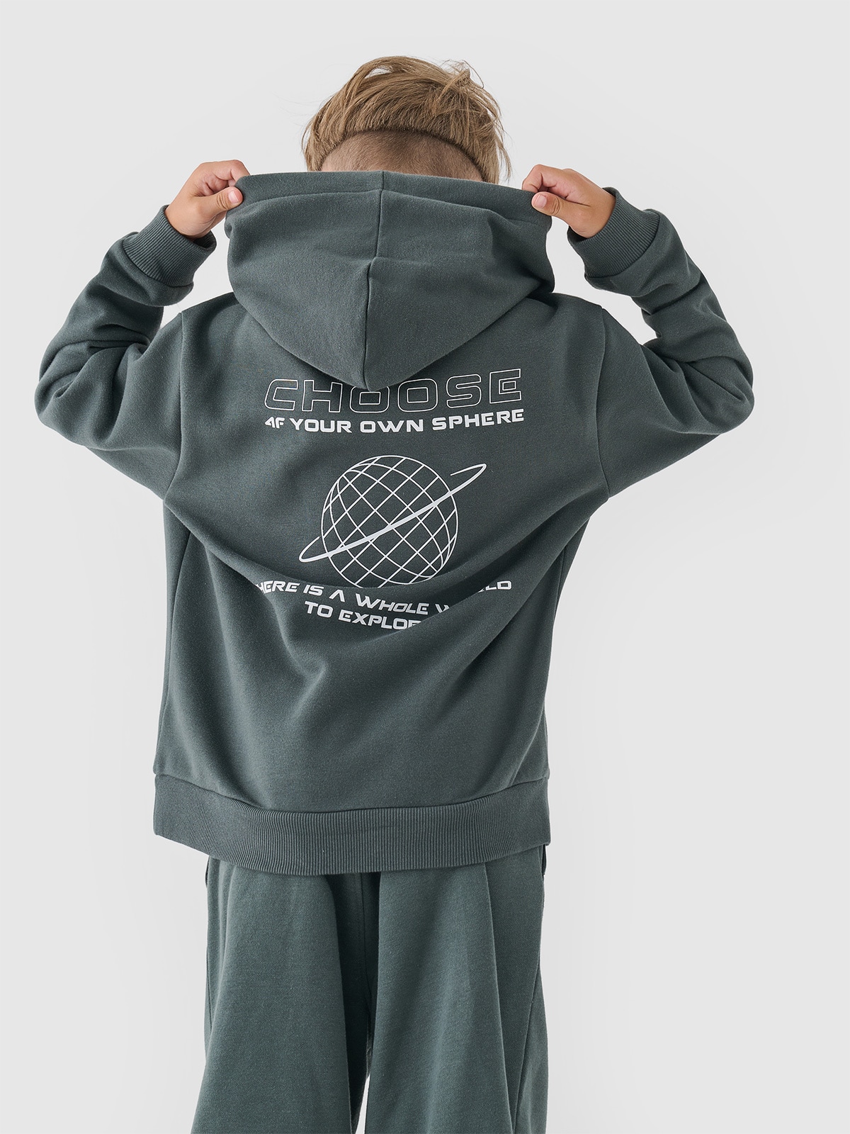 Спортивне худі для хлопчиків - зелений