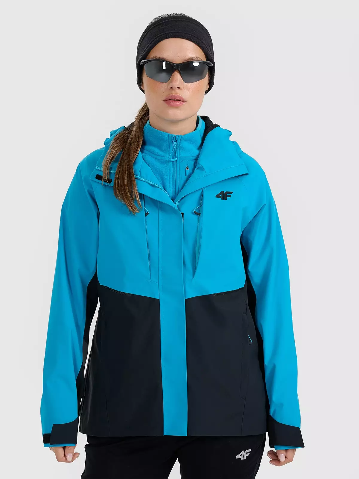 Трекінгова куртка мембрана 10000 жіноча - синя