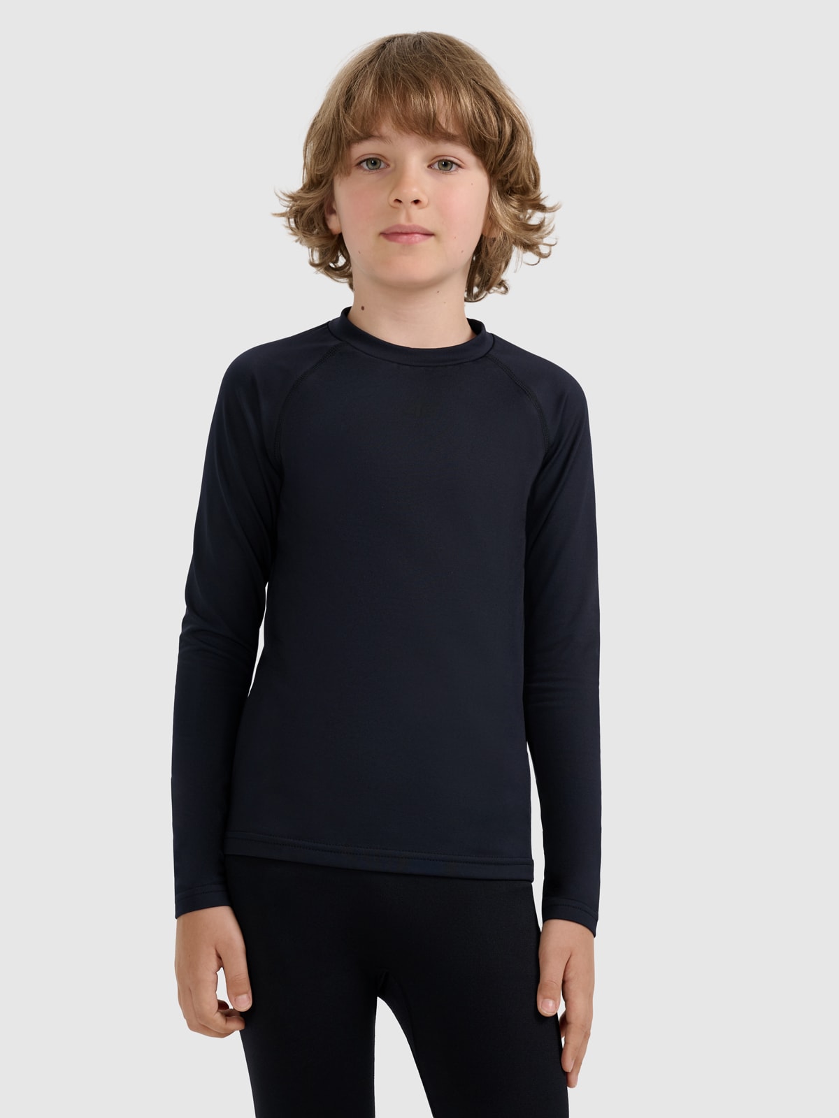 Дитяча термобілизна начісна (верх) - чорна