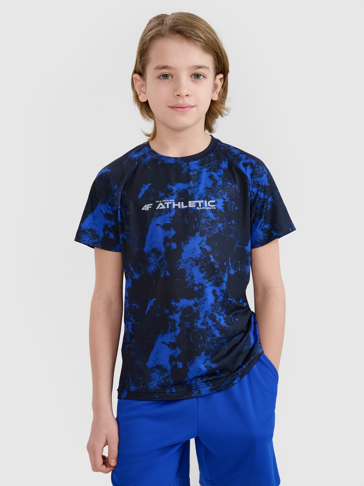 Спортивна швидковисихаюча футболка для хлопчиків - різнокольоровий