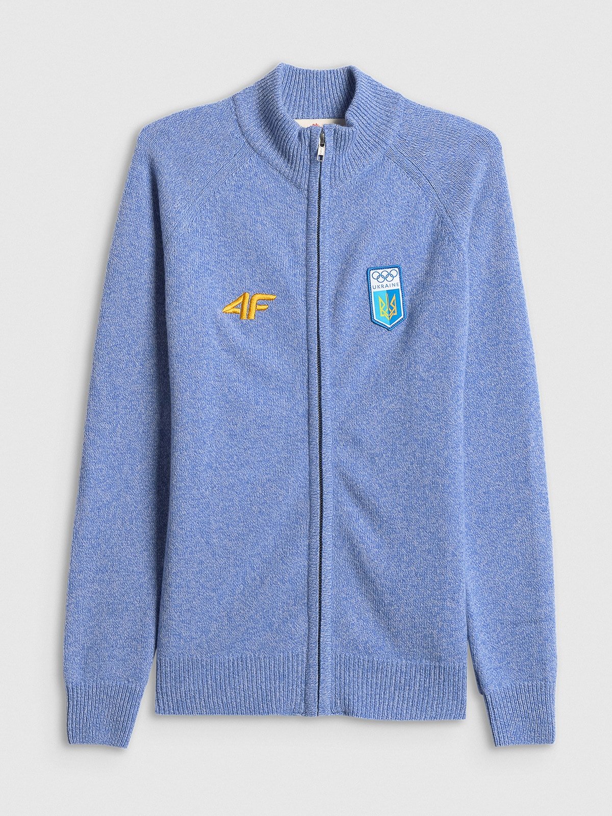 Milano-Cortina/Україна - Вовняний кардиган чоловічий - синій