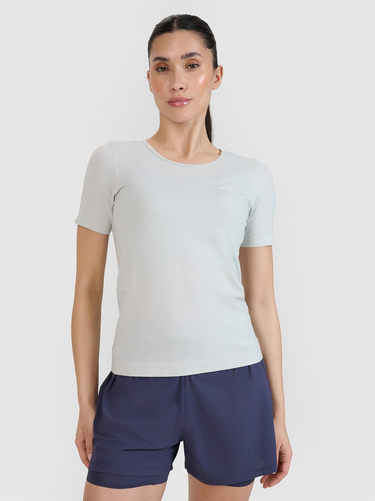 Жіноча футболка regular для бігу в терені - сіра