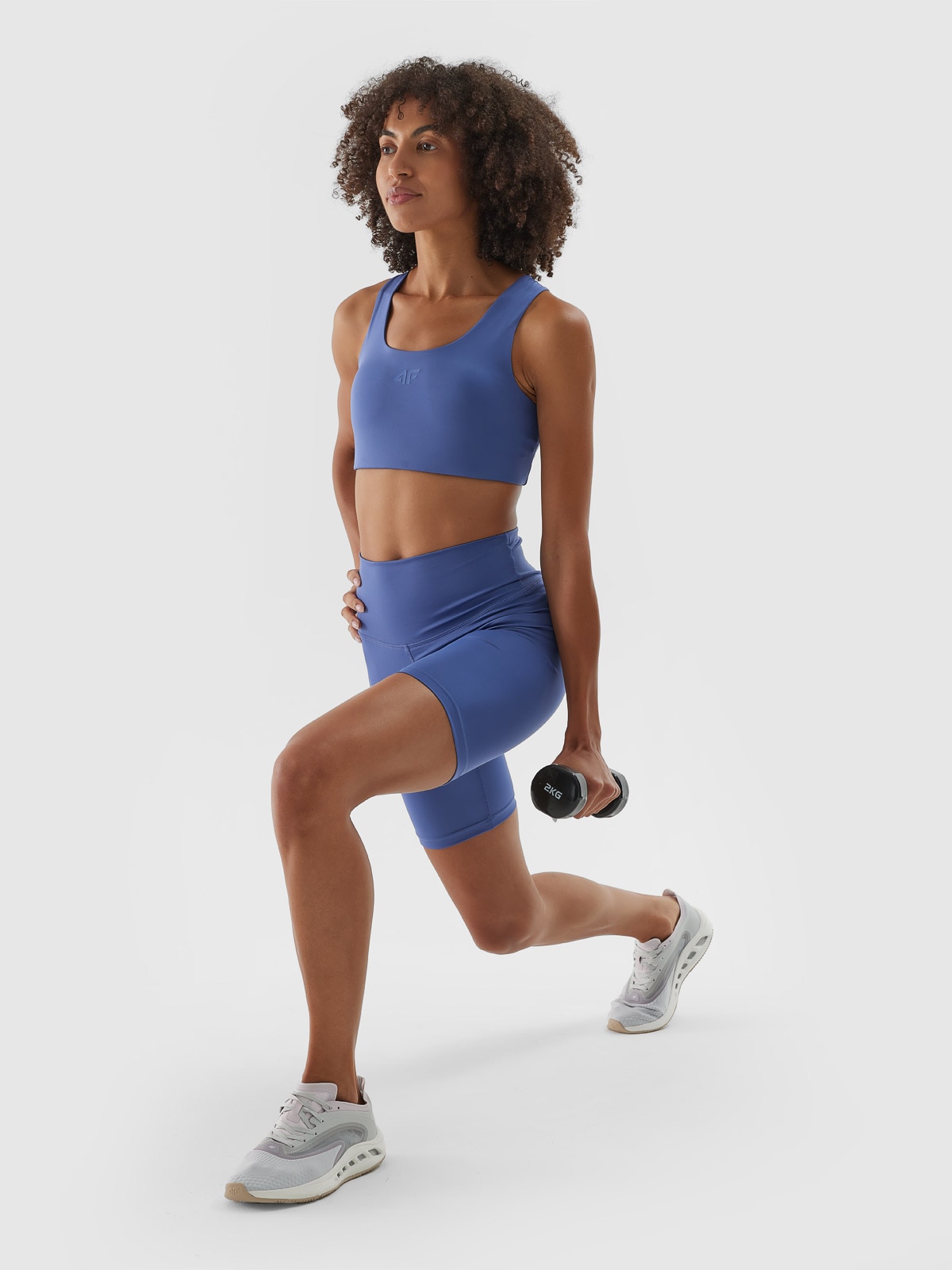 Жіночі короткі легінси для тренувань - темно-синій