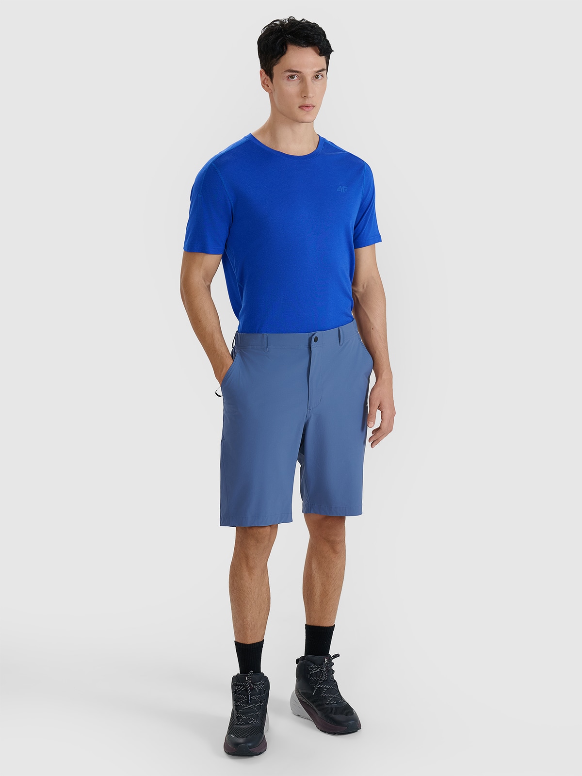 Чоловічі трекінгові шорти 4Way Stretch - темно-сині