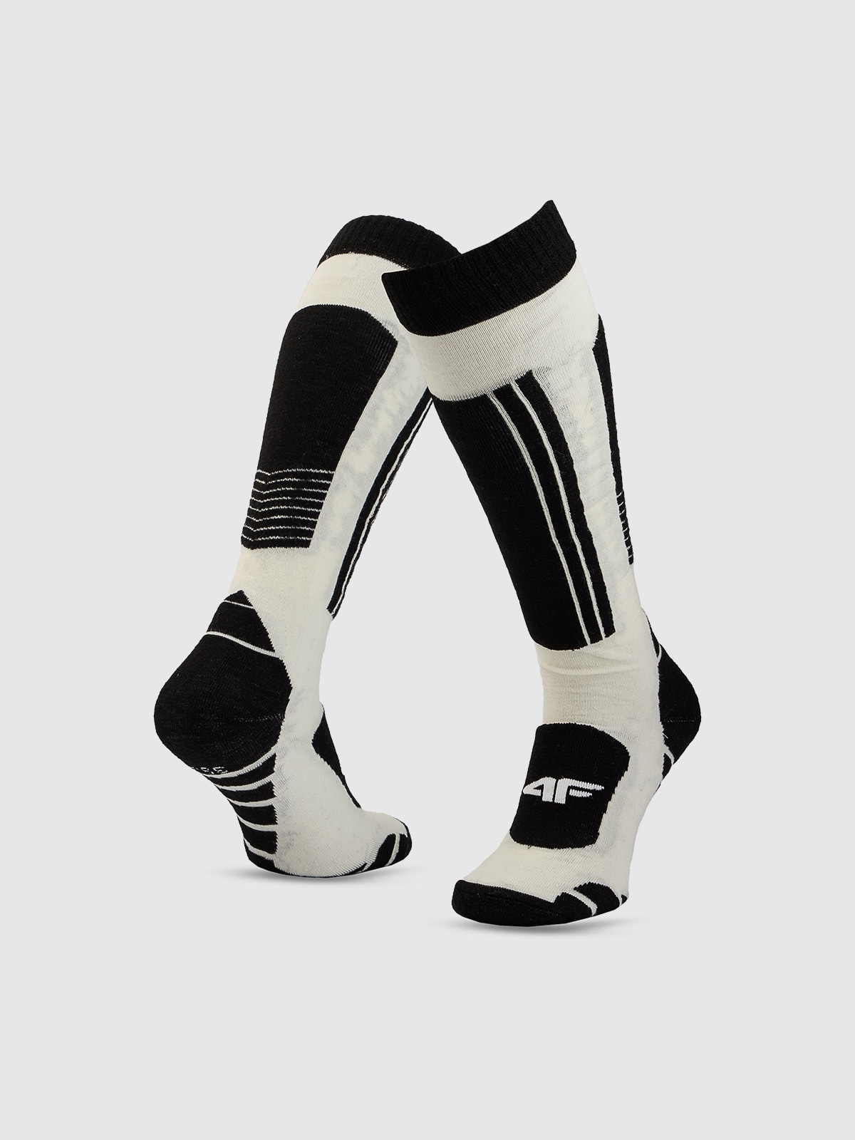 Milano-Cortina - Лижні шкарпетки з вовною merino - білі