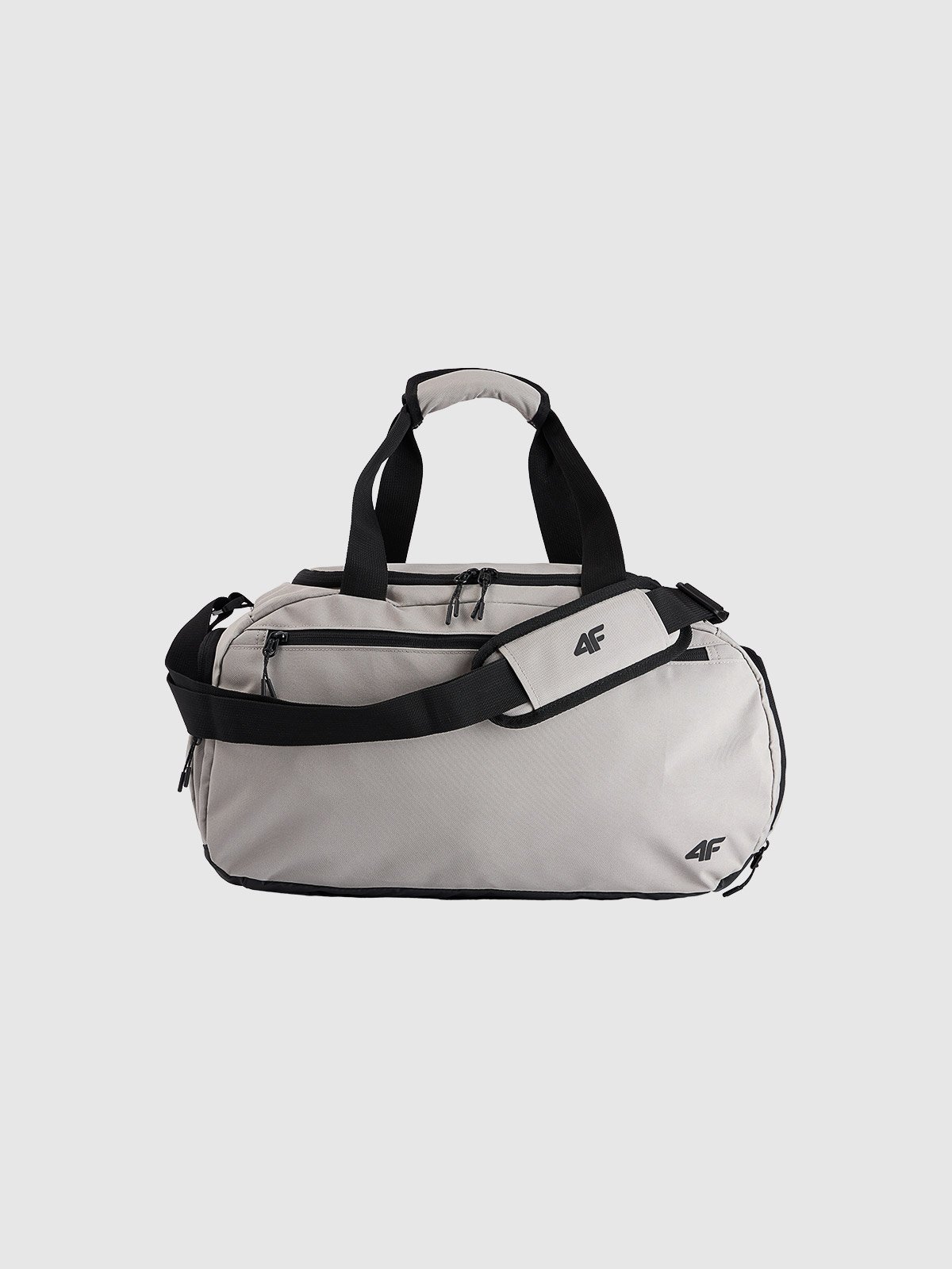 Спортивна сумка (25 л) з кишенею для взуття - сіра
