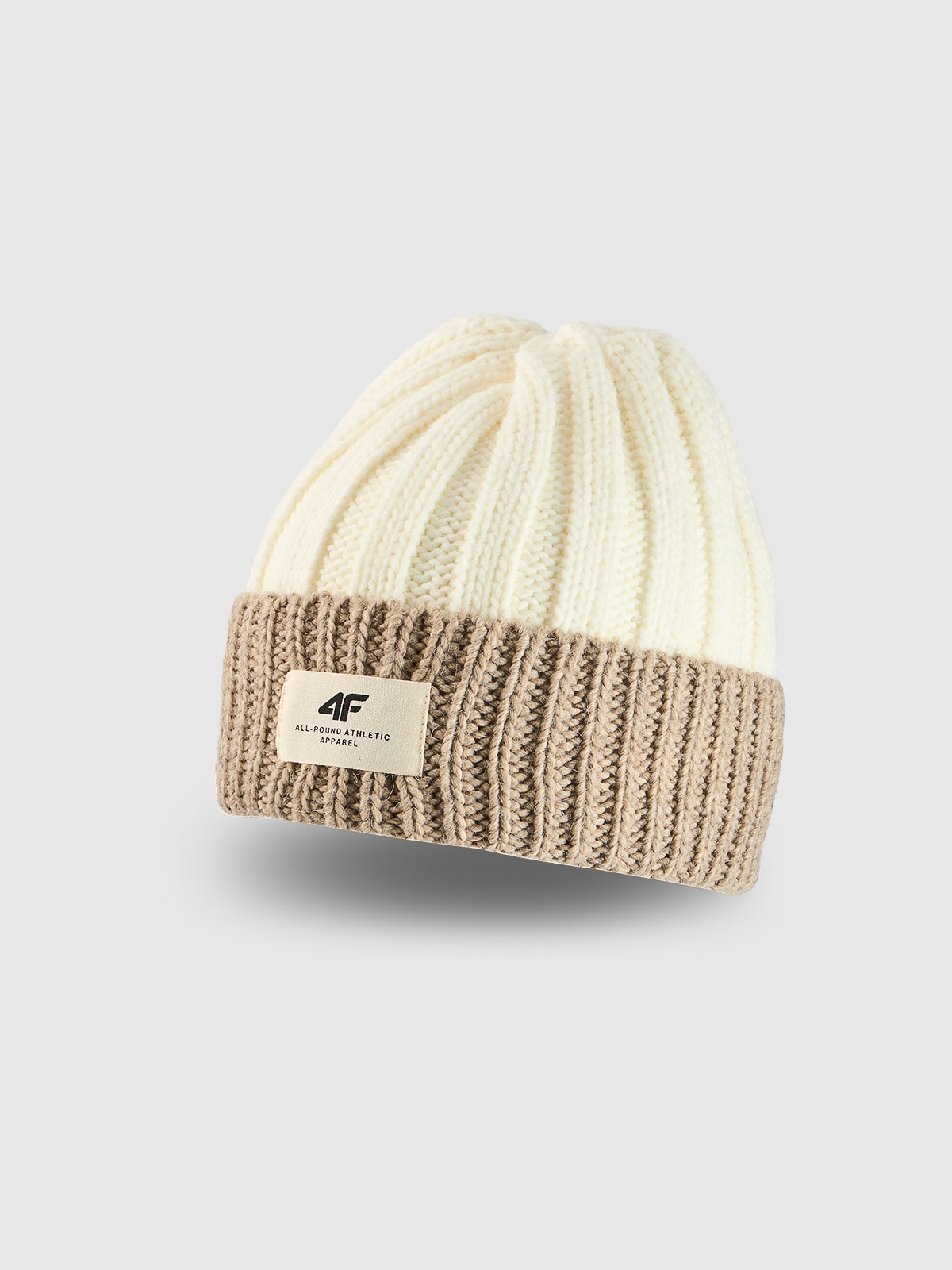 Зимова шапка з додаванням вовни жіноча - коричнева