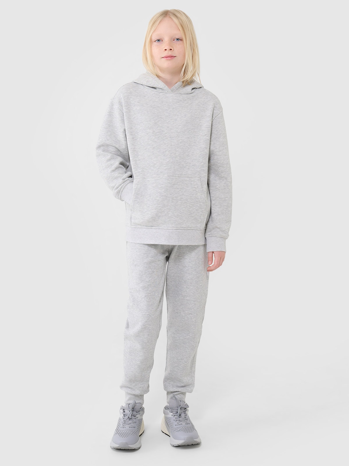 Спортивні штани джогери для хлопчиків - сірі