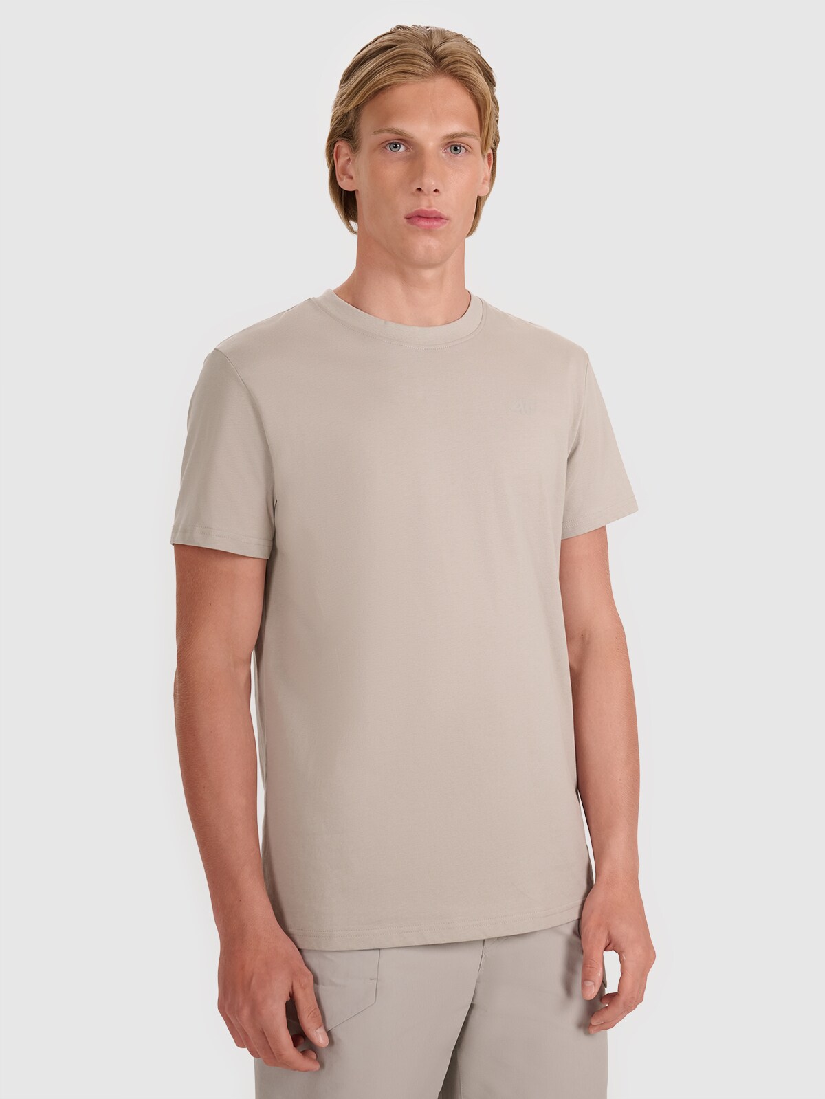 Чоловіча футболка regular гладка - сірий