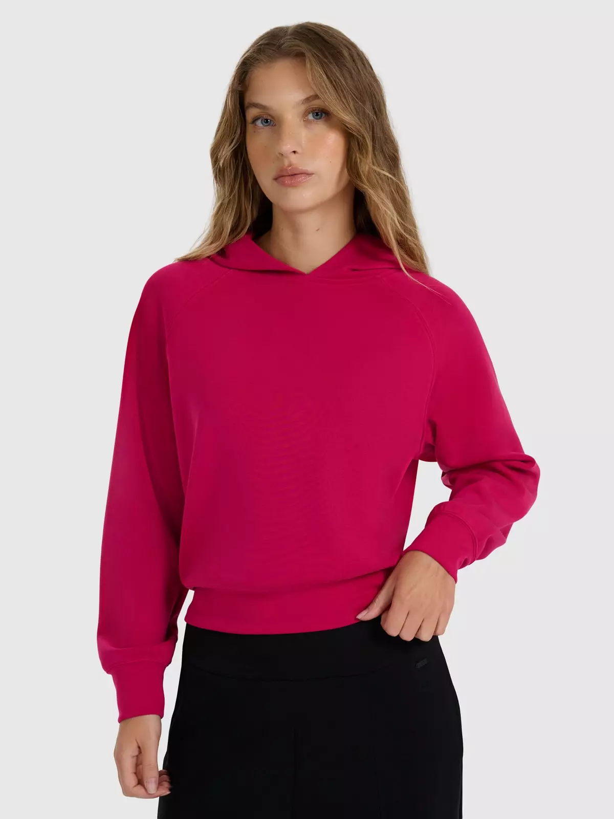 Жіноча спортивна кофта без застібки з модалом - рожева