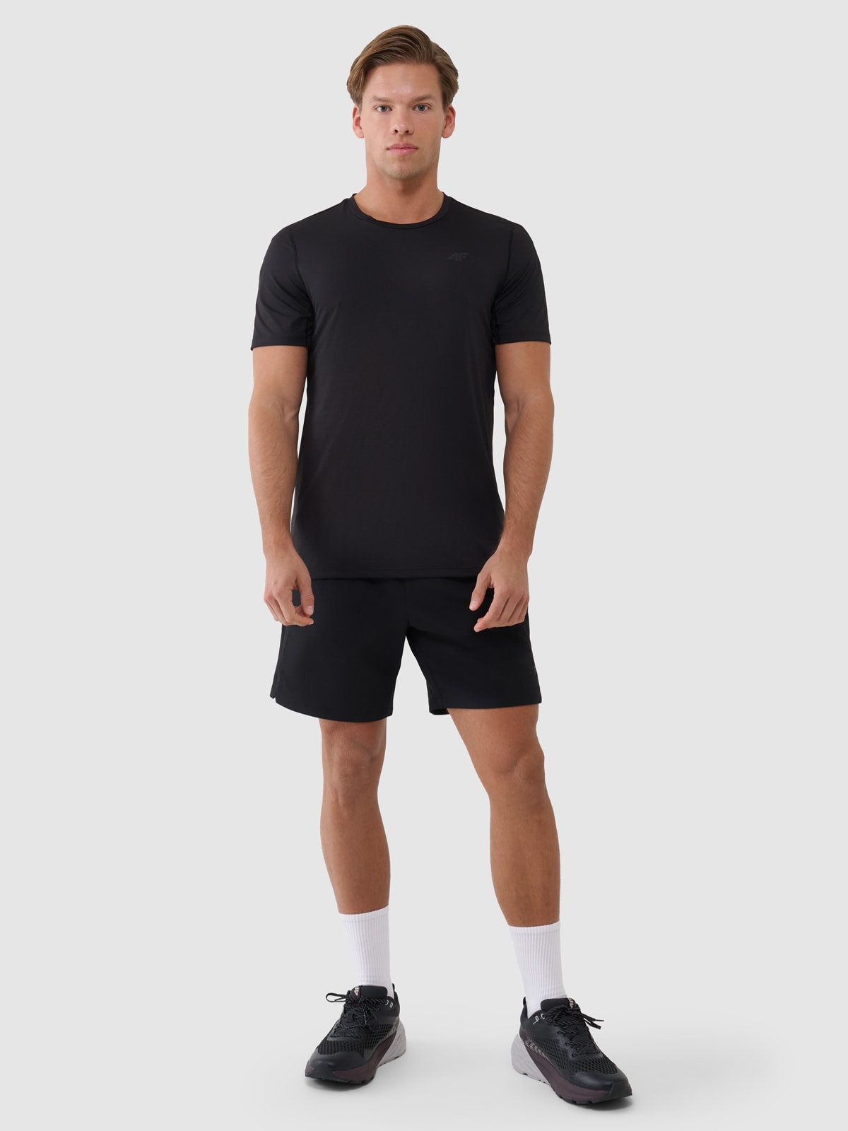 Чоловічі швидковисихаючі шорти для тренувань - чорний