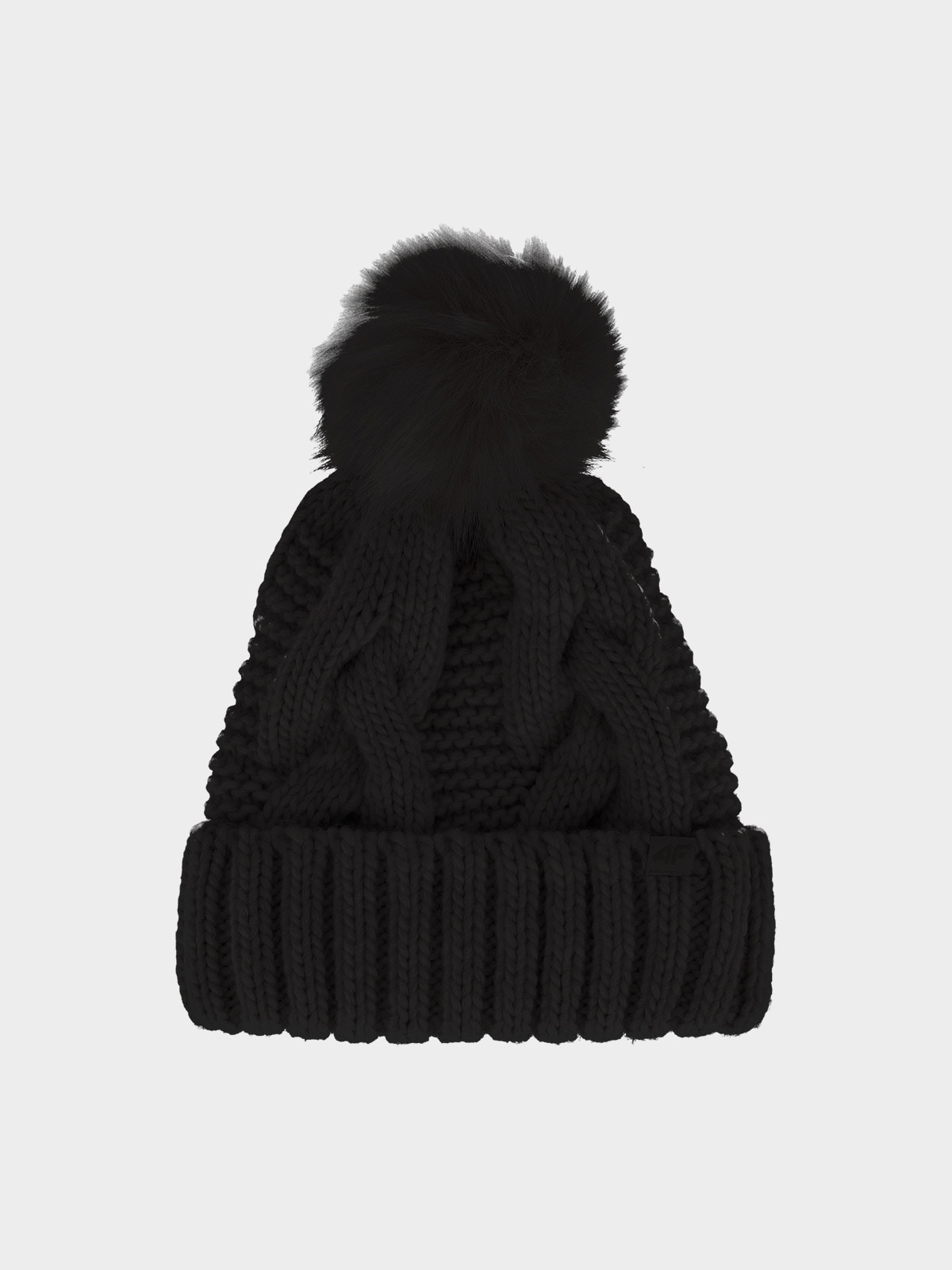 Жіноча зимова шапка - чорний