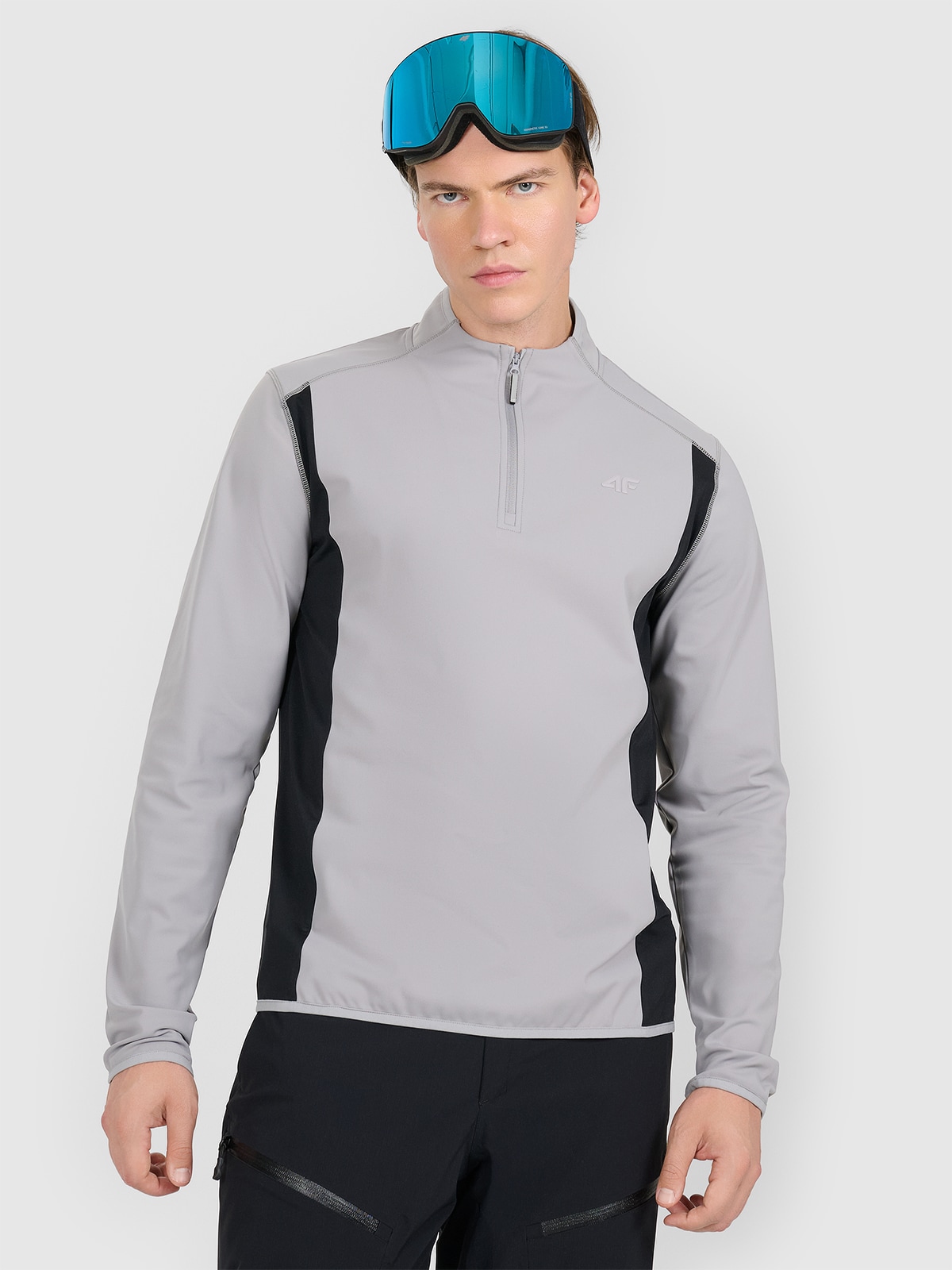 Чоловіча термобілизна флісова (верх) - сіра