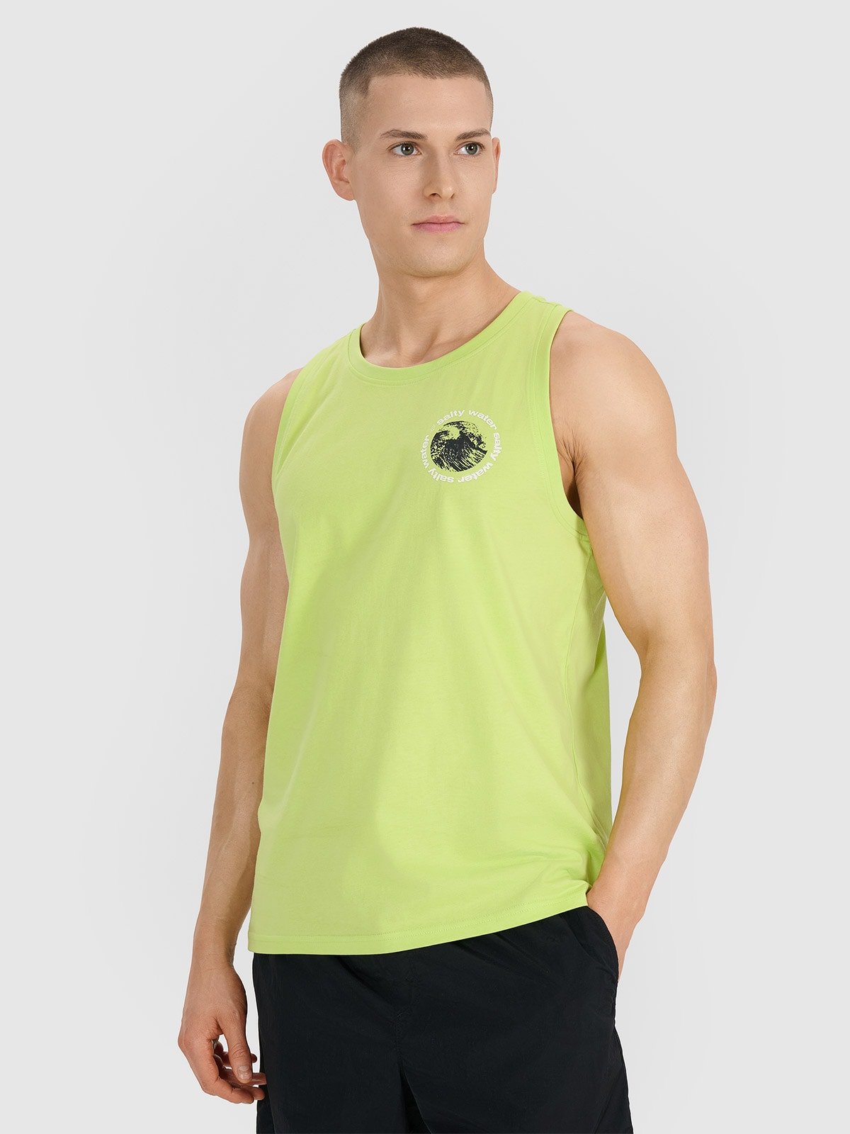 Чоловіча майка tank top regular - зелений