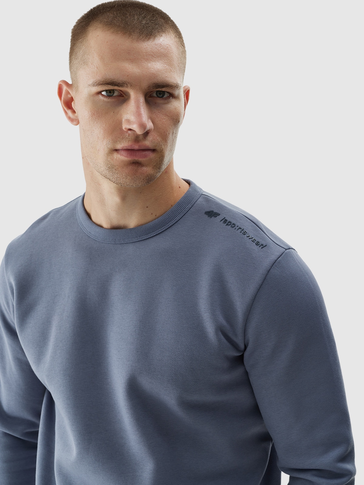 Чоловічий спортивний світшот - темно-синій