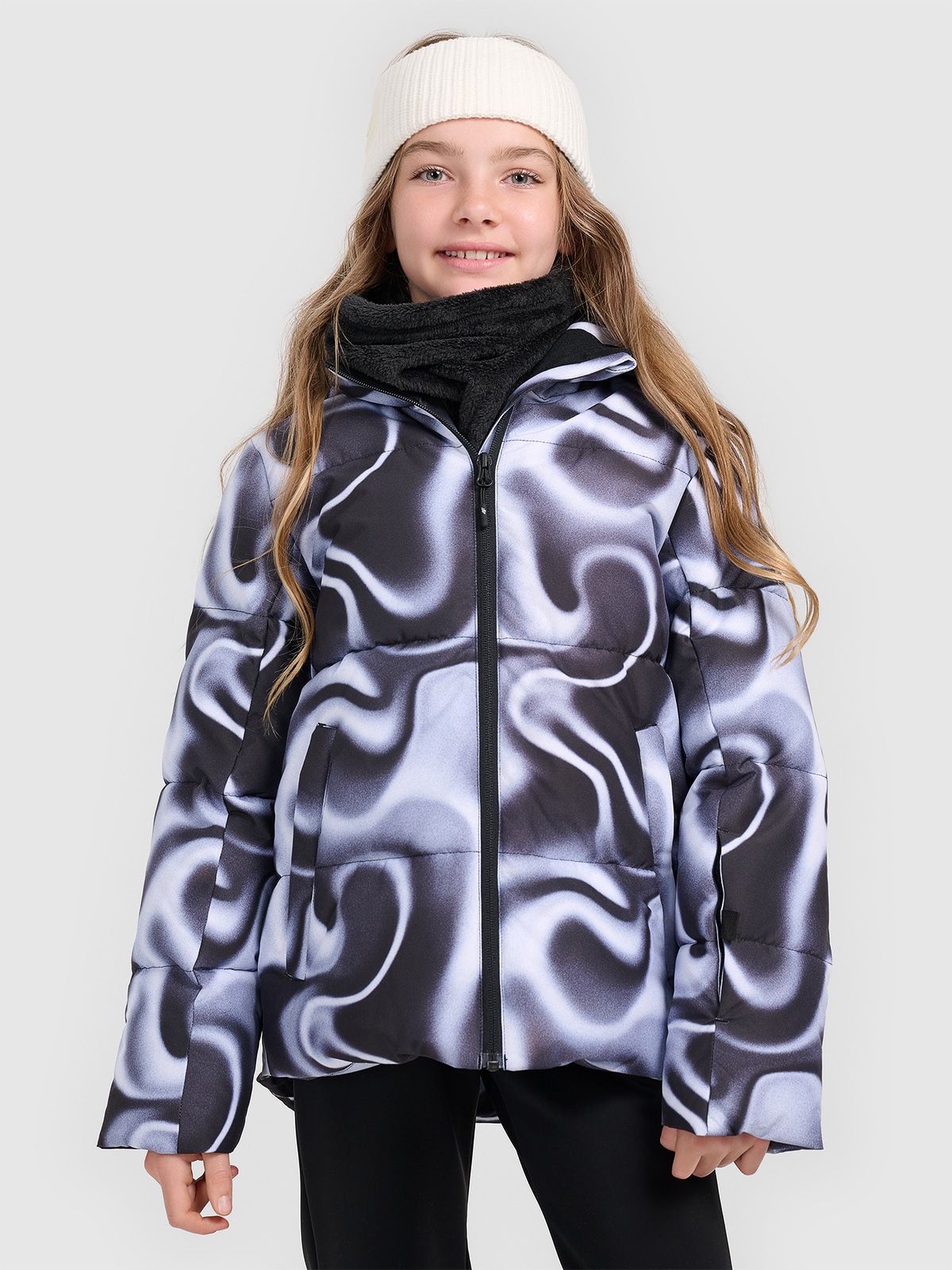 Лижна куртка мембрана 5000 дівоча - мультиколор