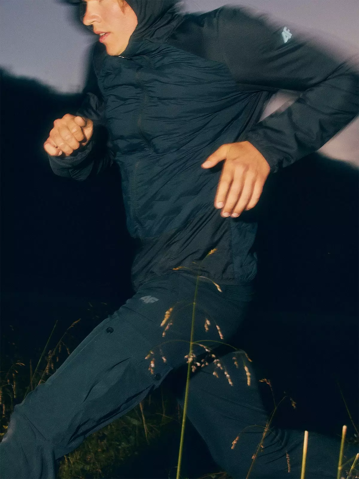 Чоловічі трекінгові штани мембрана 10000 - чорні