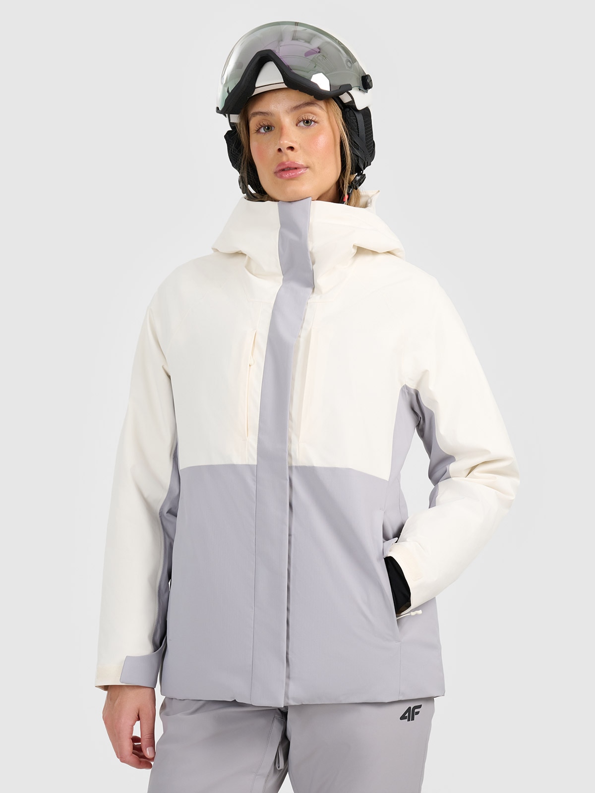 Жіноча лижна куртка мембрана 8000 - бежева