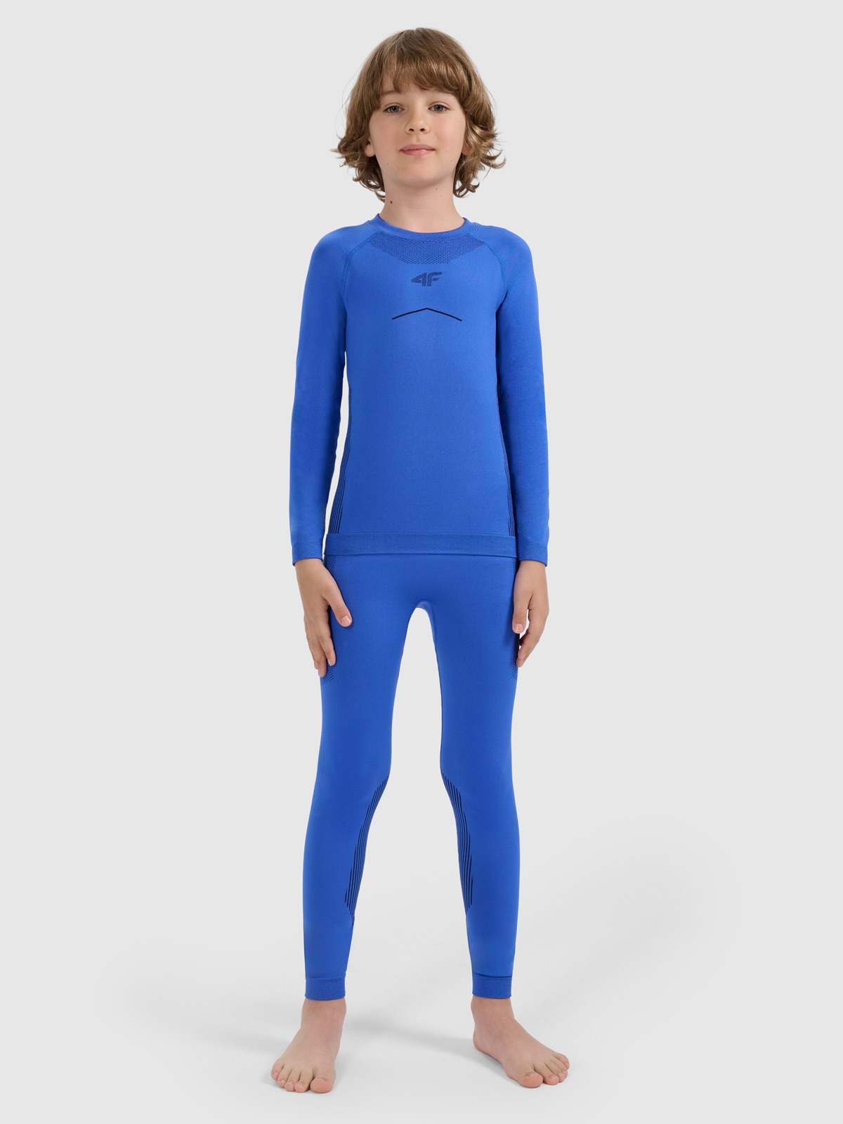 Термобілизна безшовна комплект хлопчачий - синя