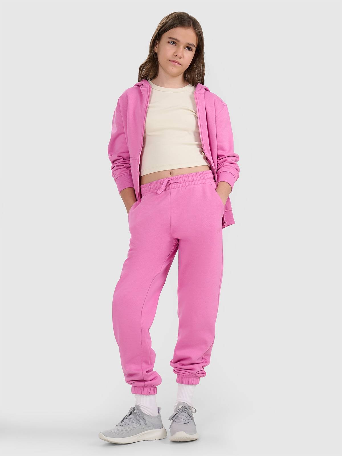 Дівочі спортивні джогери - рожеві