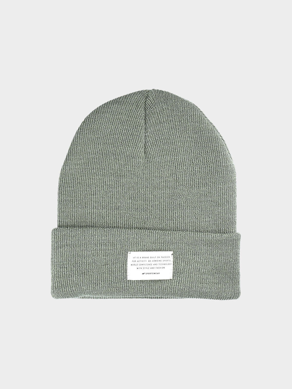 Зимова шапка uniseks - оливковий/хакі