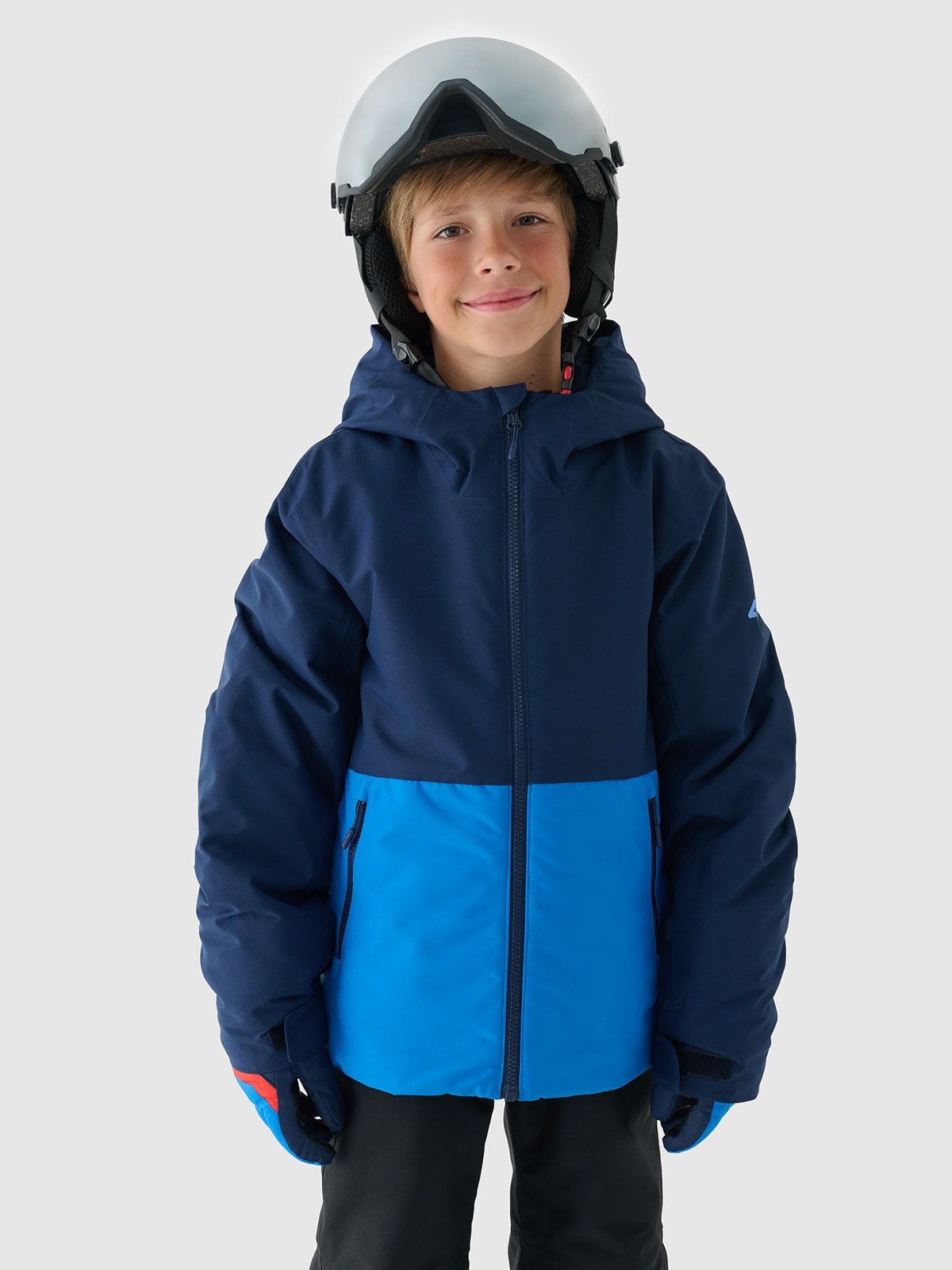 Гірськолижна куртка мембрана 5000 для хлопчиків - темно-синій